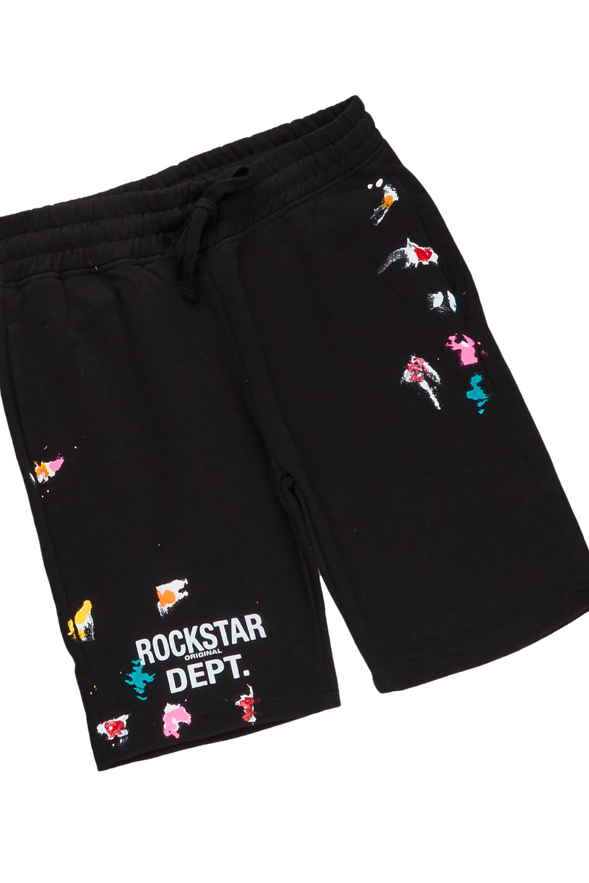 Rockstar Art Dist. Black Crewneck Short Set - Image 3