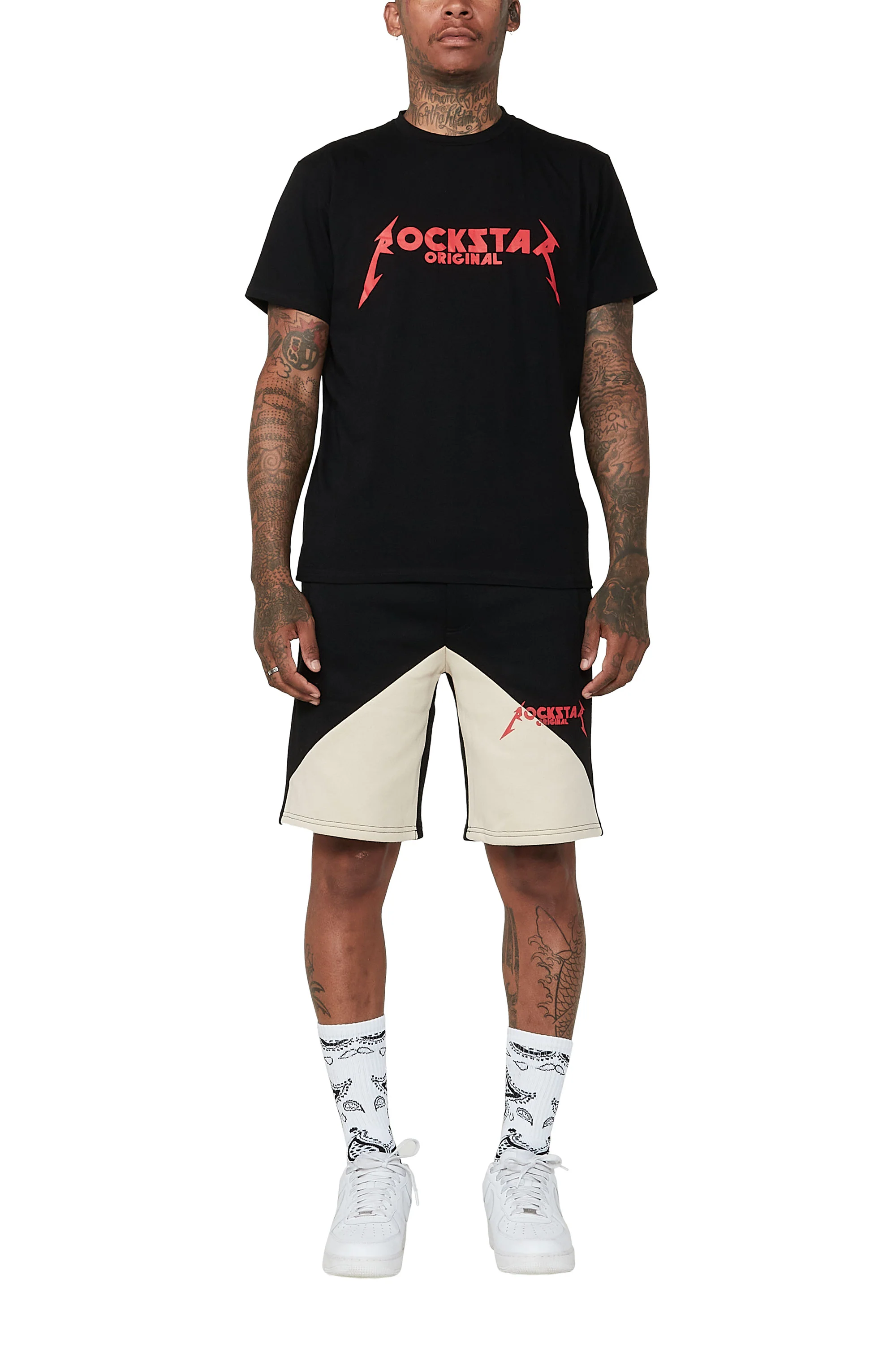 Scottie Black/Beige Short Set - Image 5