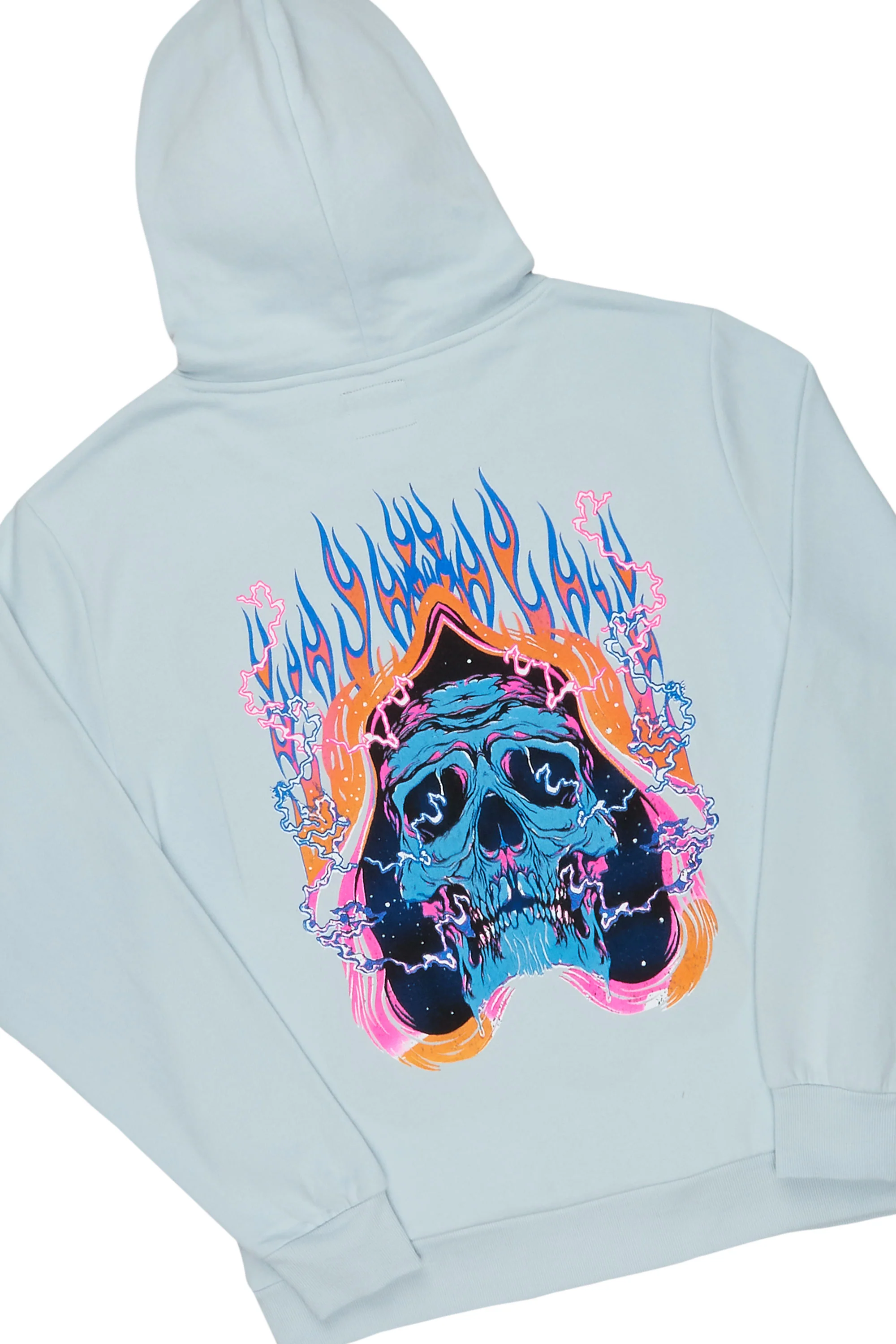 Disstans Baby Blue Hoodie Short Set - Image 2