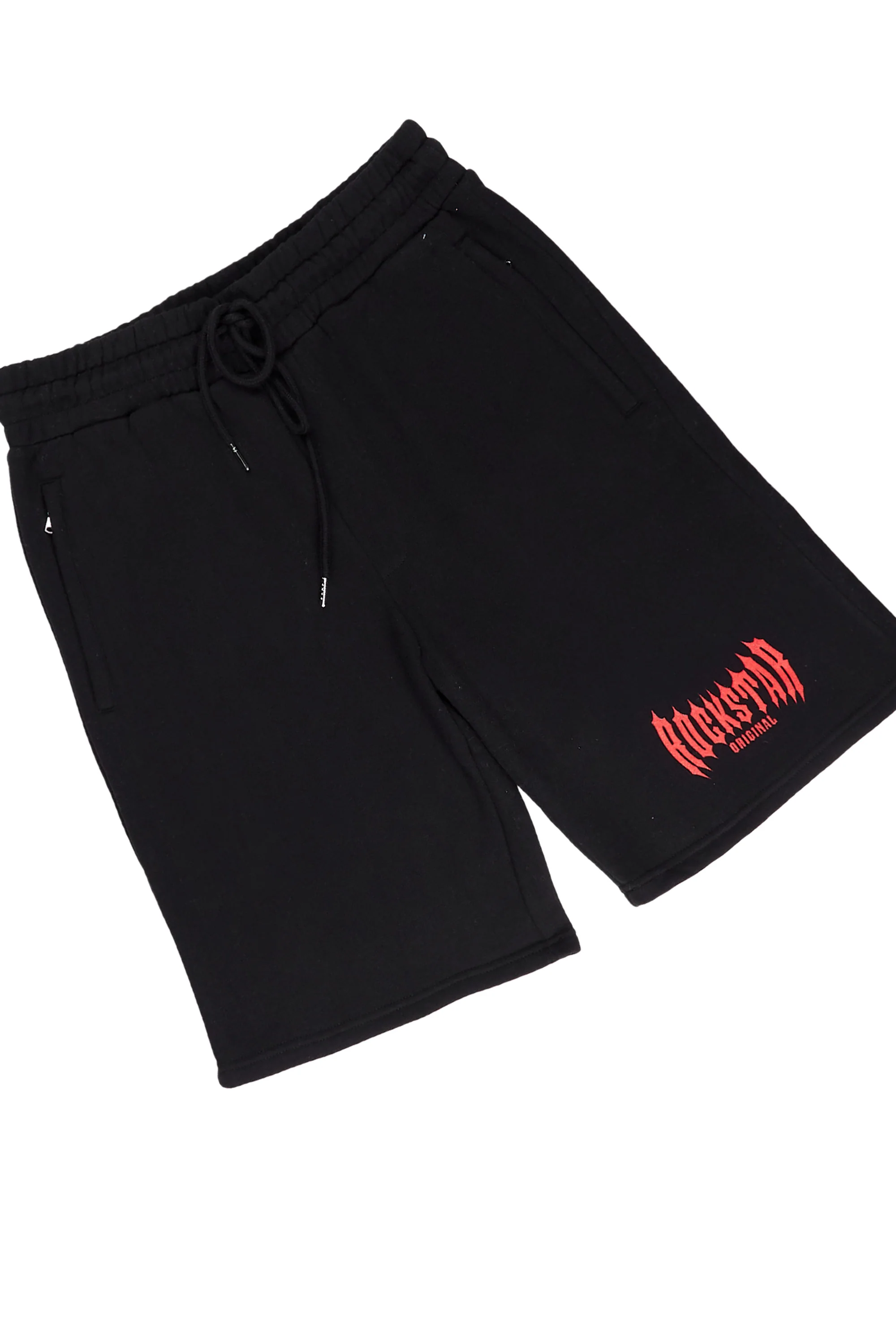 Skeller Black T-Shirt Short Set - Image 3