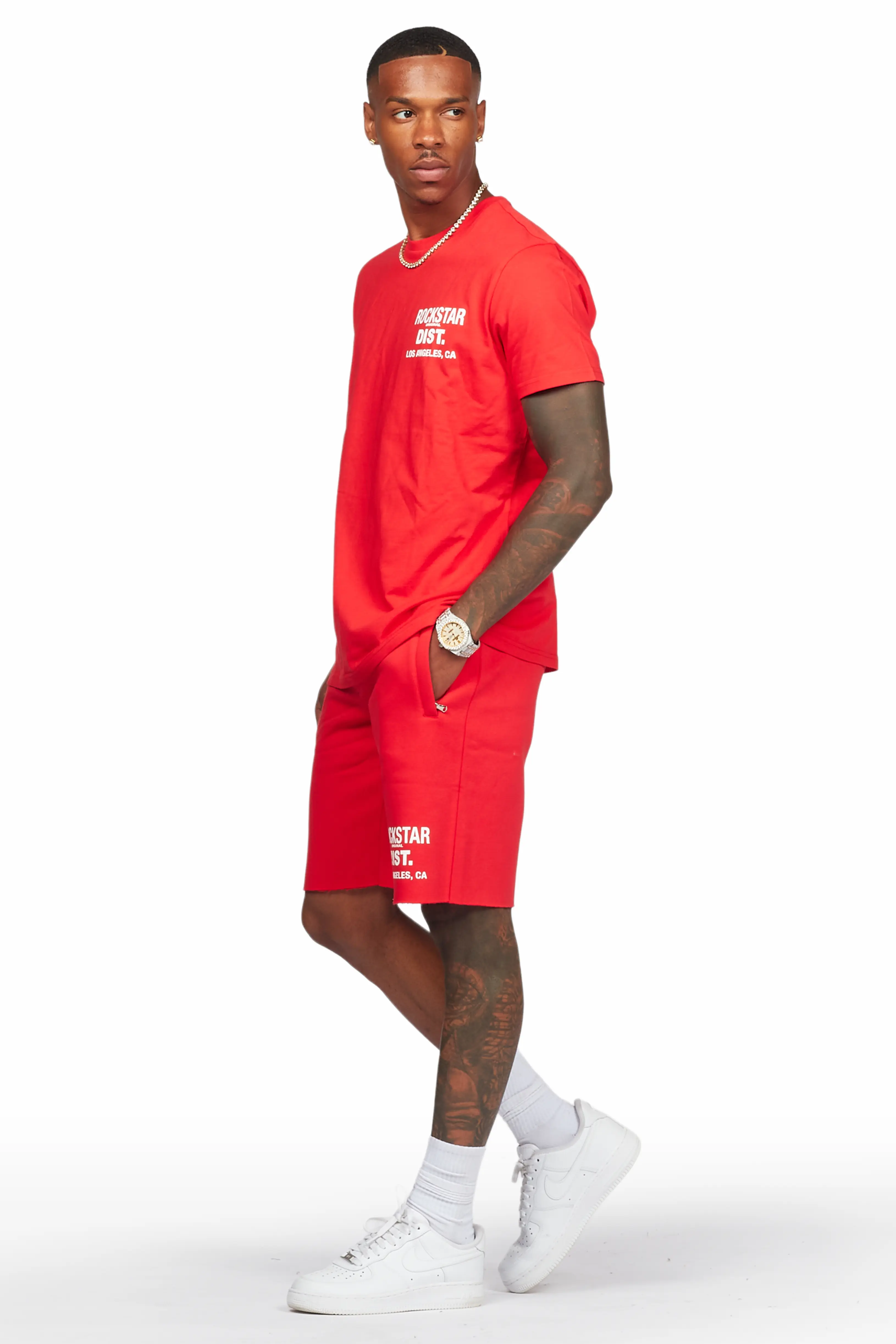 Lake Red T-Shirt/Short Set - Image 5