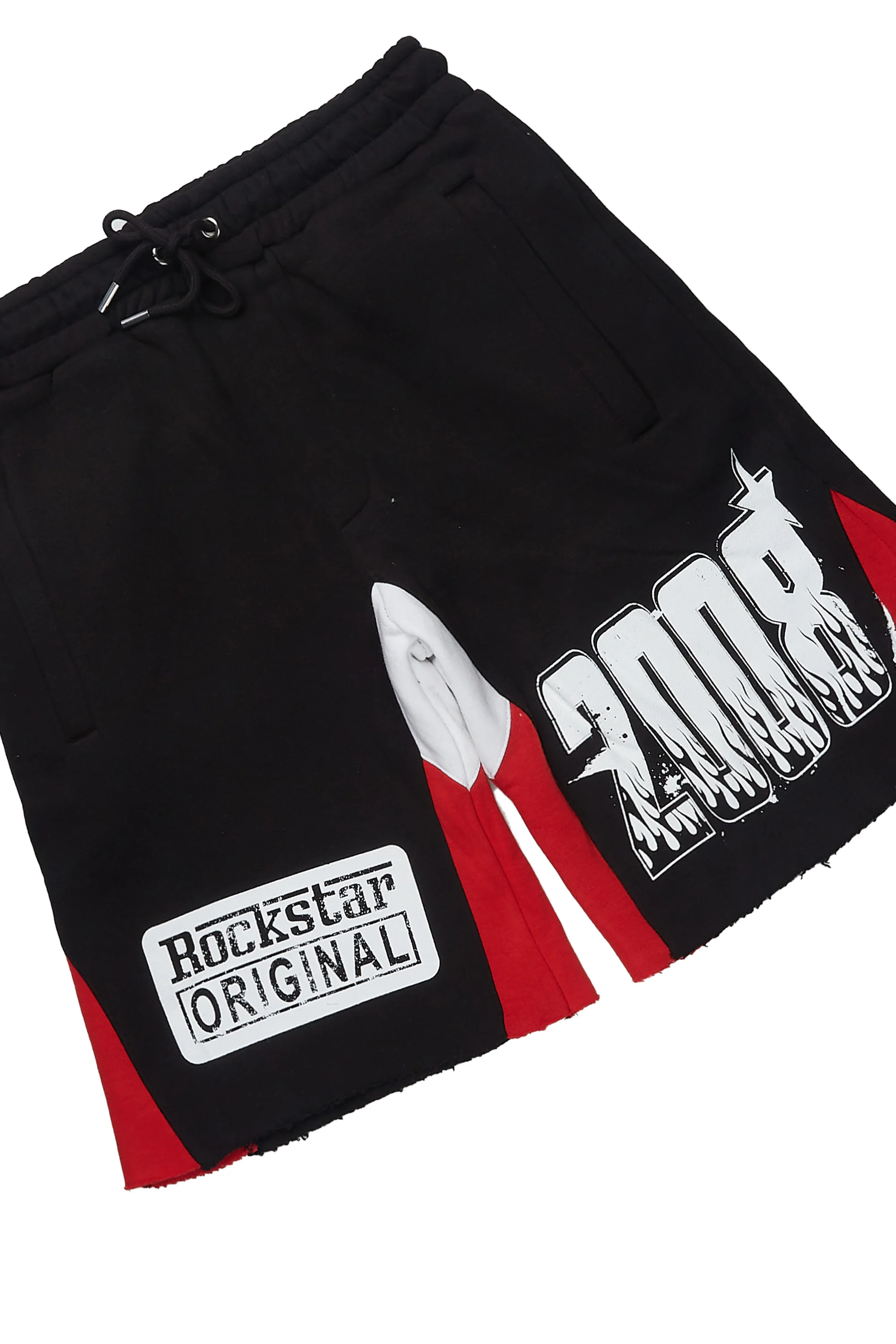 Amos Black Relaxed T-Shirt/Short Set - Image 9