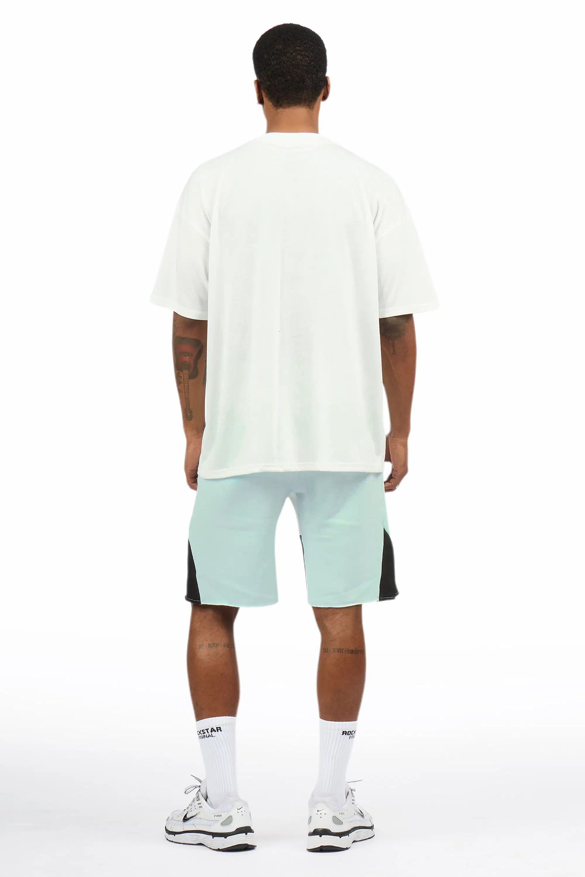 Scottie White/Mint Painter T-Shirt/Short Set - Image 4