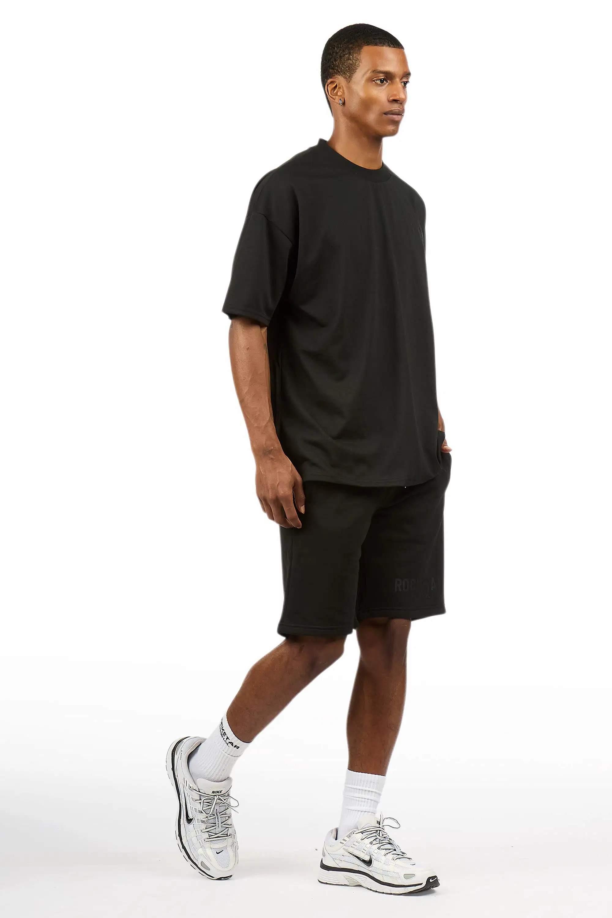 Sana Black/Black Short Set - Image 3