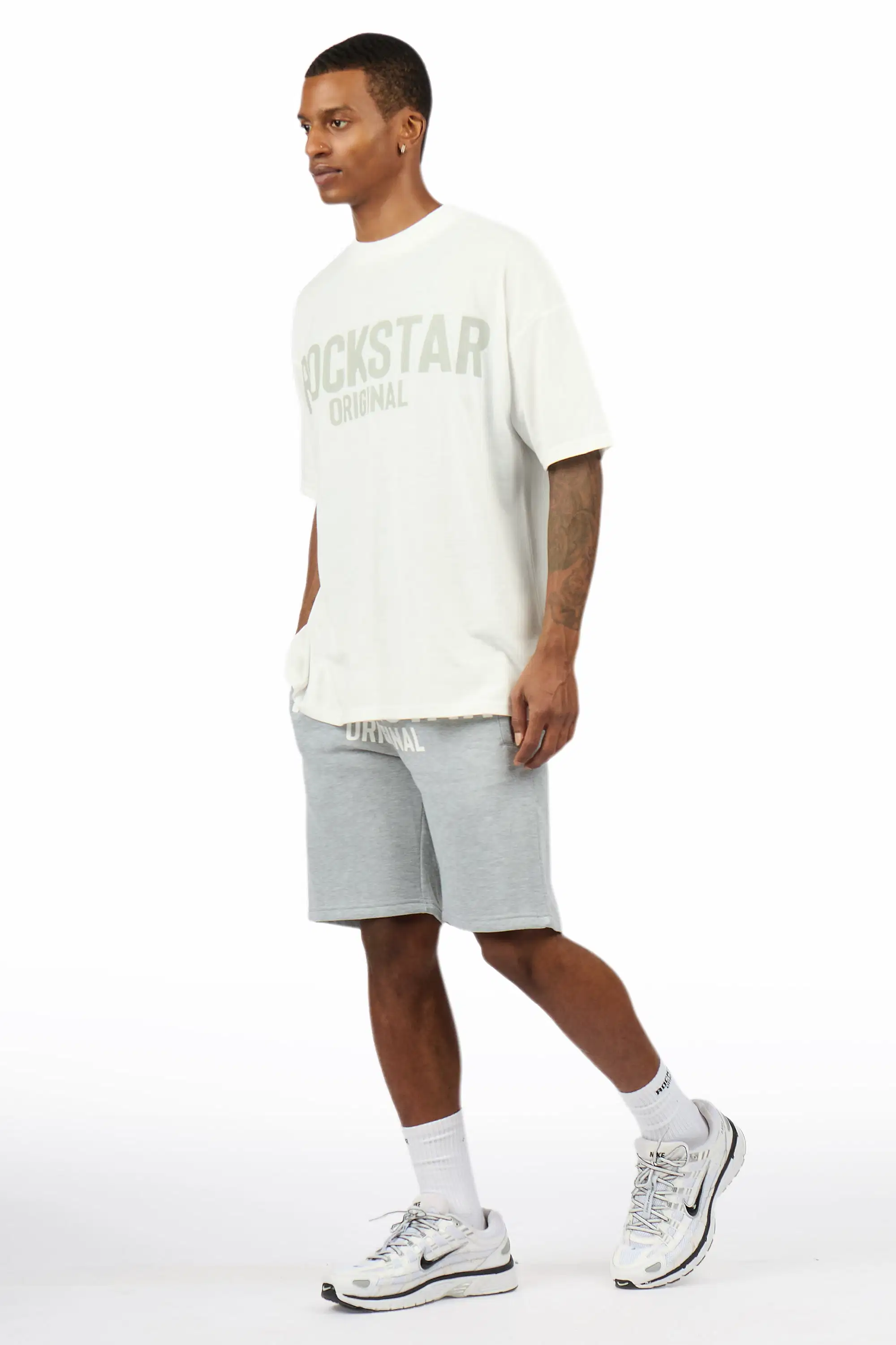 Sana White/Grey Short Set - Image 5