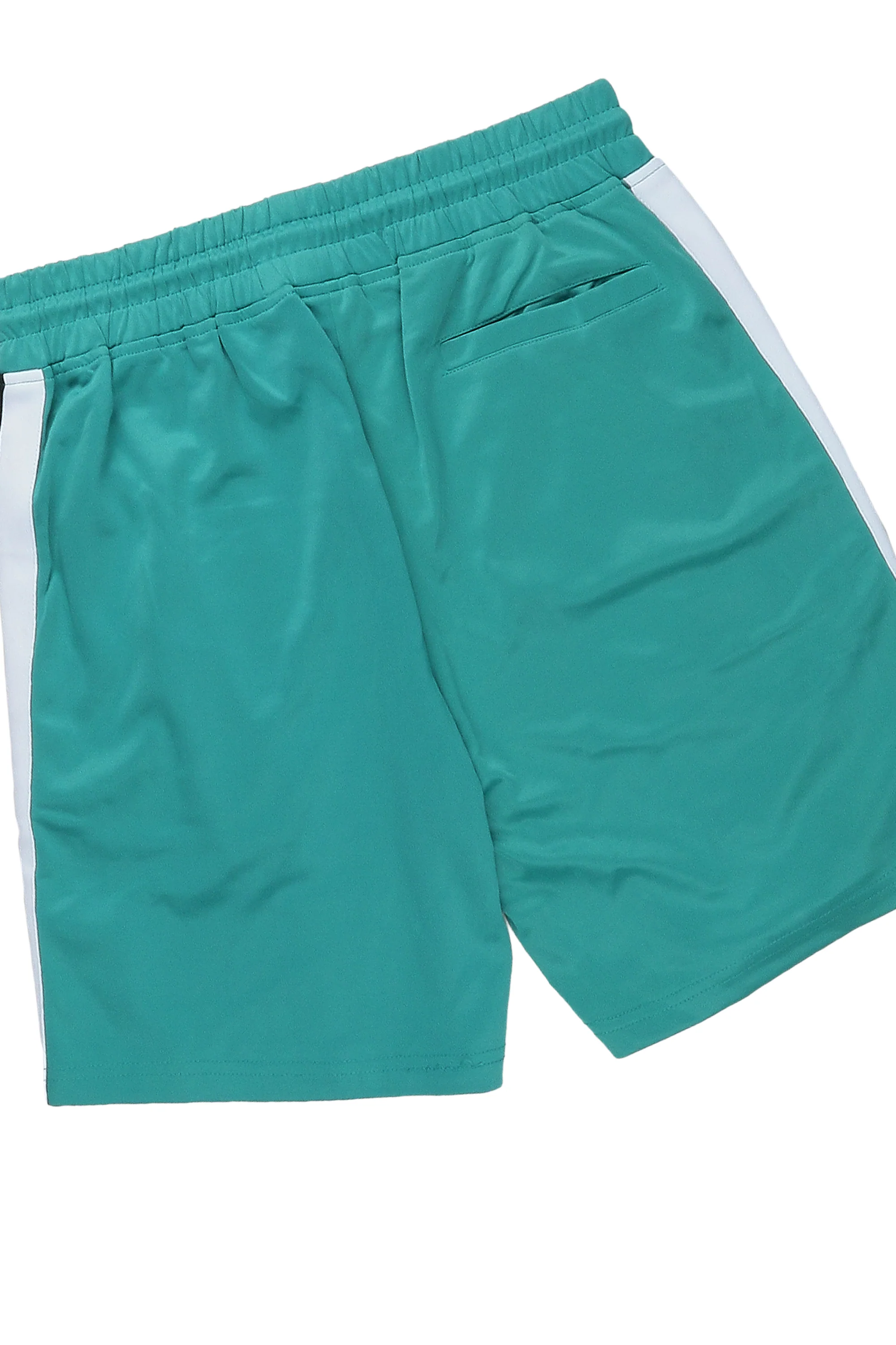 Miguel White/Green Graphic Short Set - Image 4