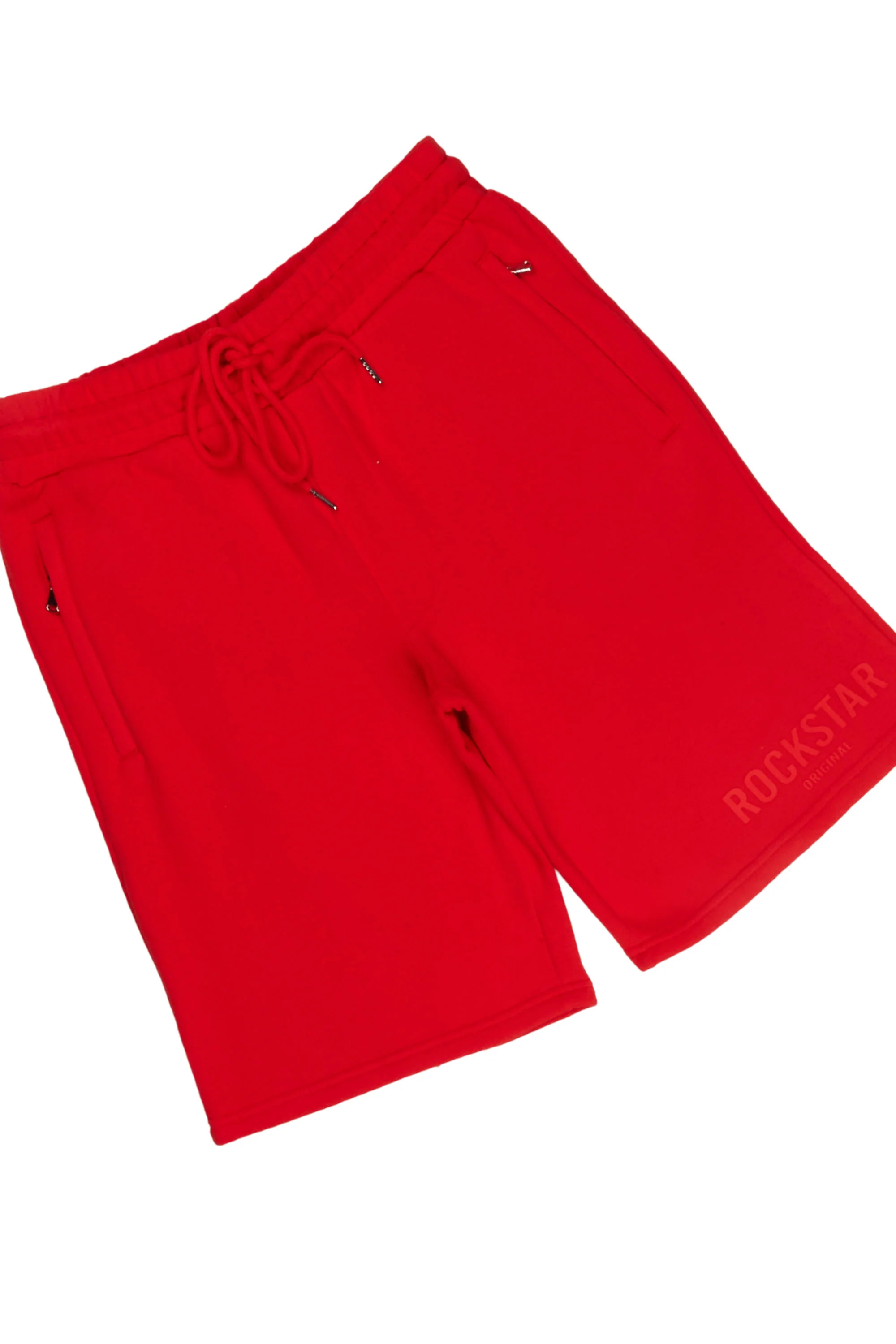 Rockstar Casey Red T-Shirt/Short Set - Image 3