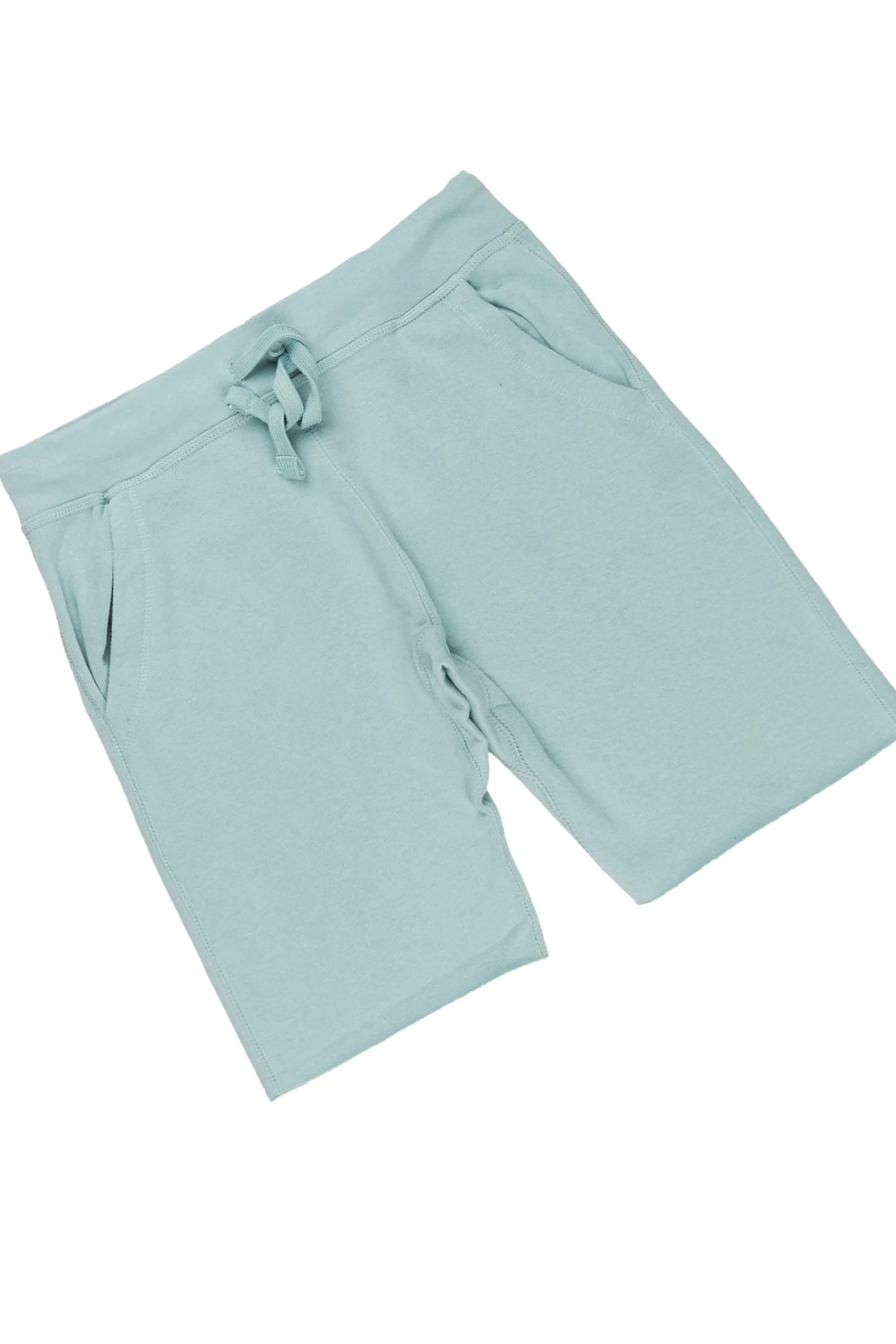 Octavio White/Sage Basic T-Shirt Short Set - Image 3