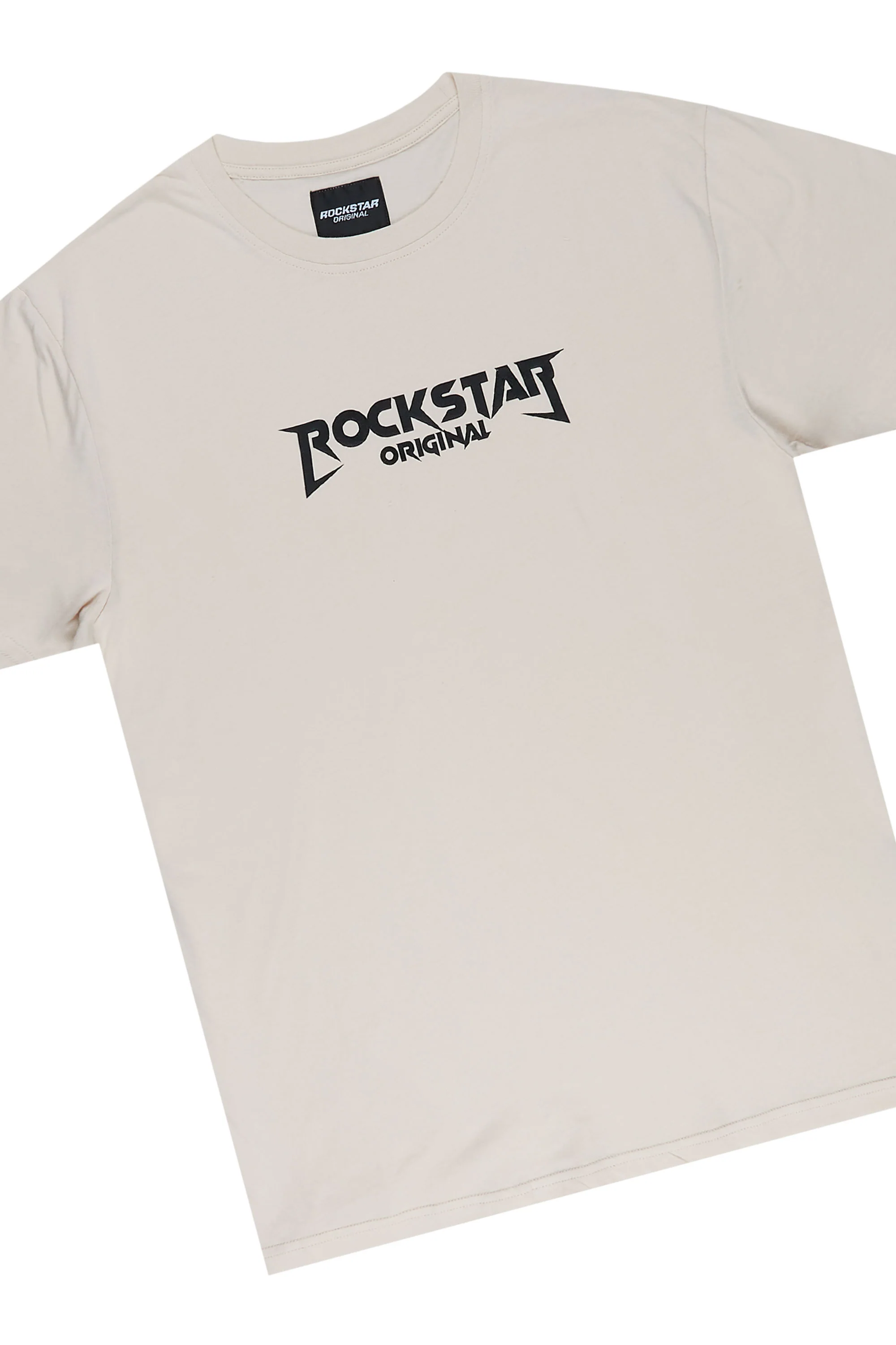 Yakau Beige T-Shirt Short Set - Image 3