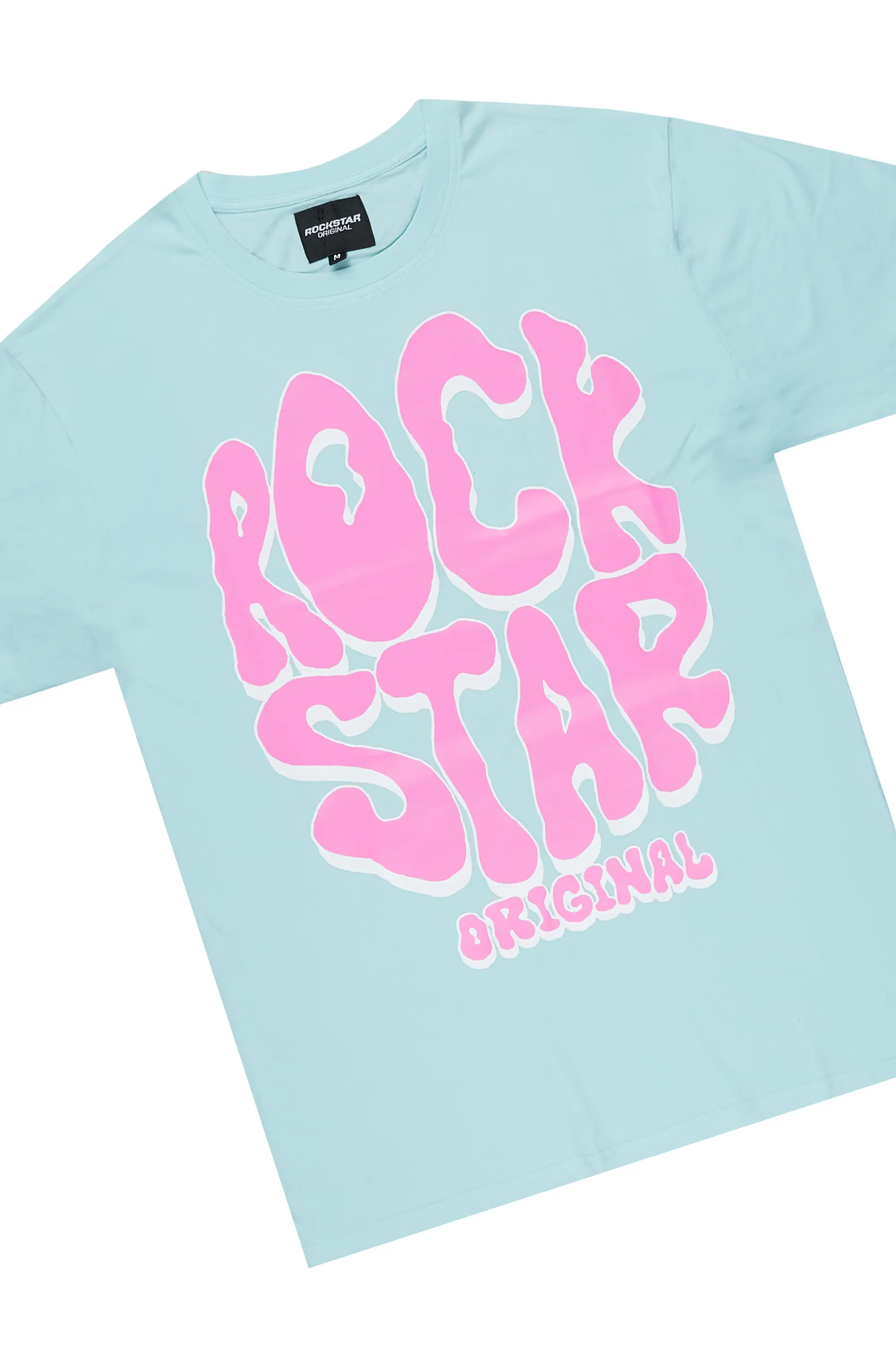 Warblen Aqua T-Shirt Short Set - Image 3