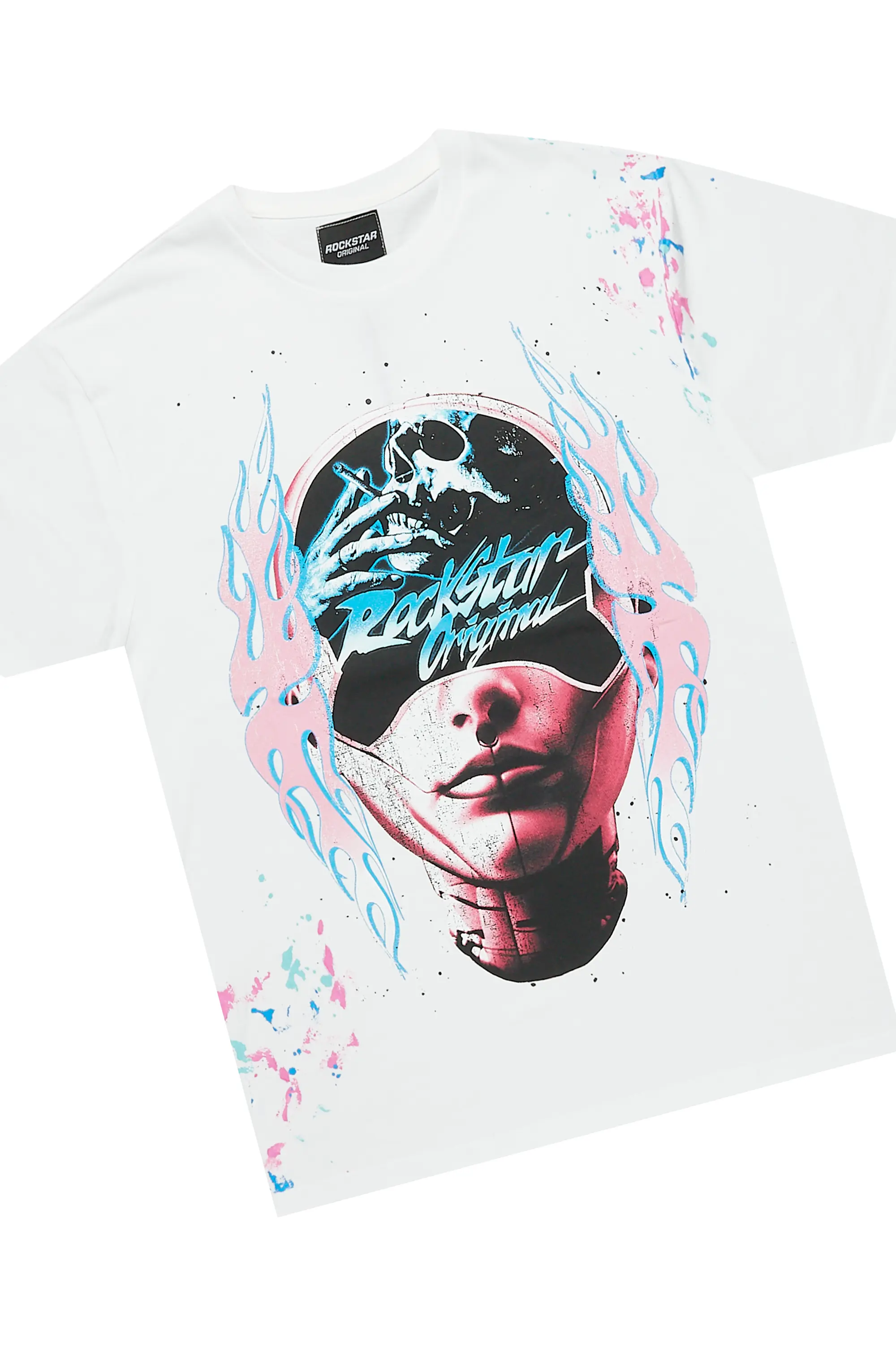 Adriaan White T-Shirt Short Set - Image 8