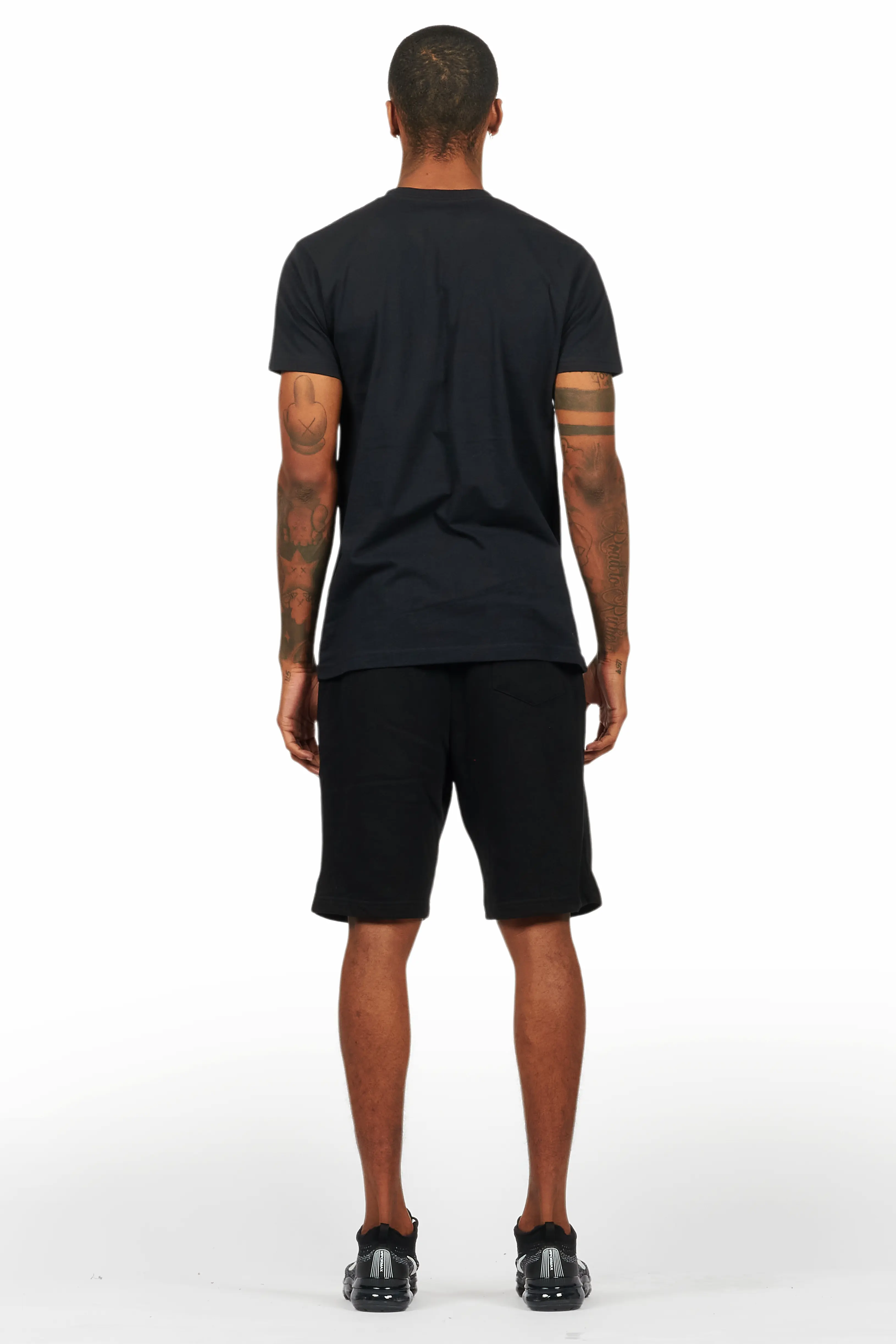 Kastell Black T-Shirt Short Set - Image 4