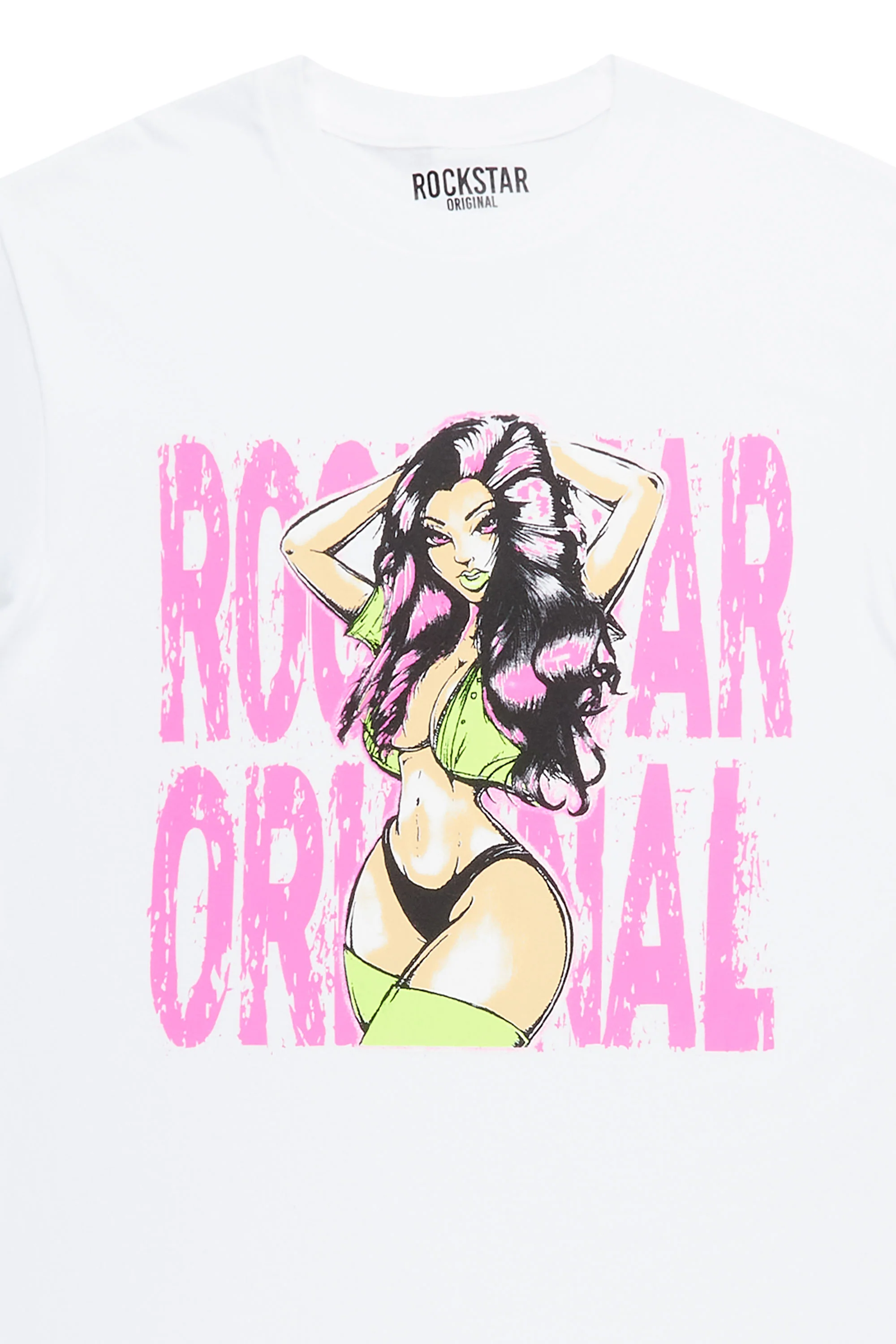 Angra White Graphic T-Shirt - Image 2