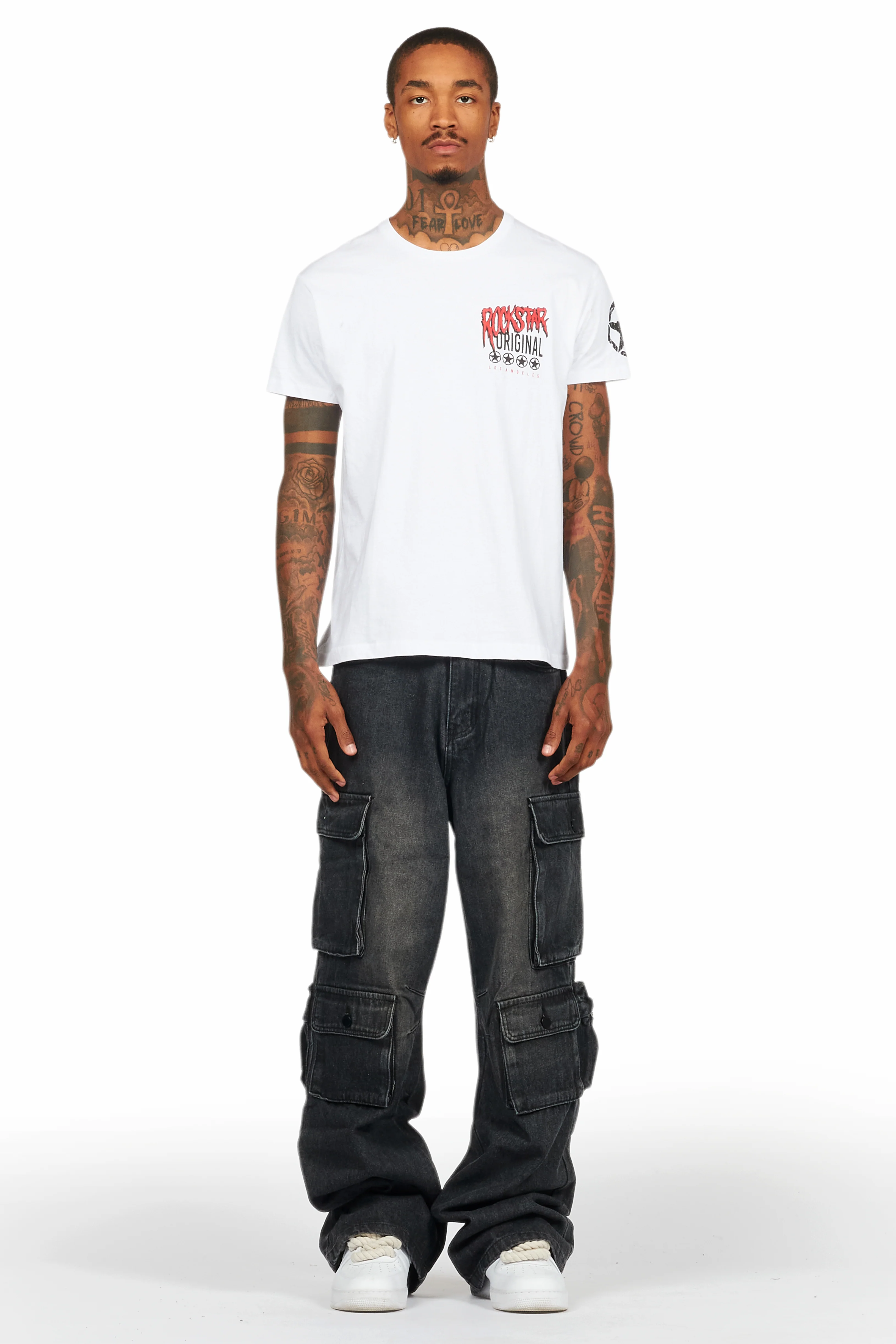 Wizzurd White Graphic T-Shirt - Image 3
