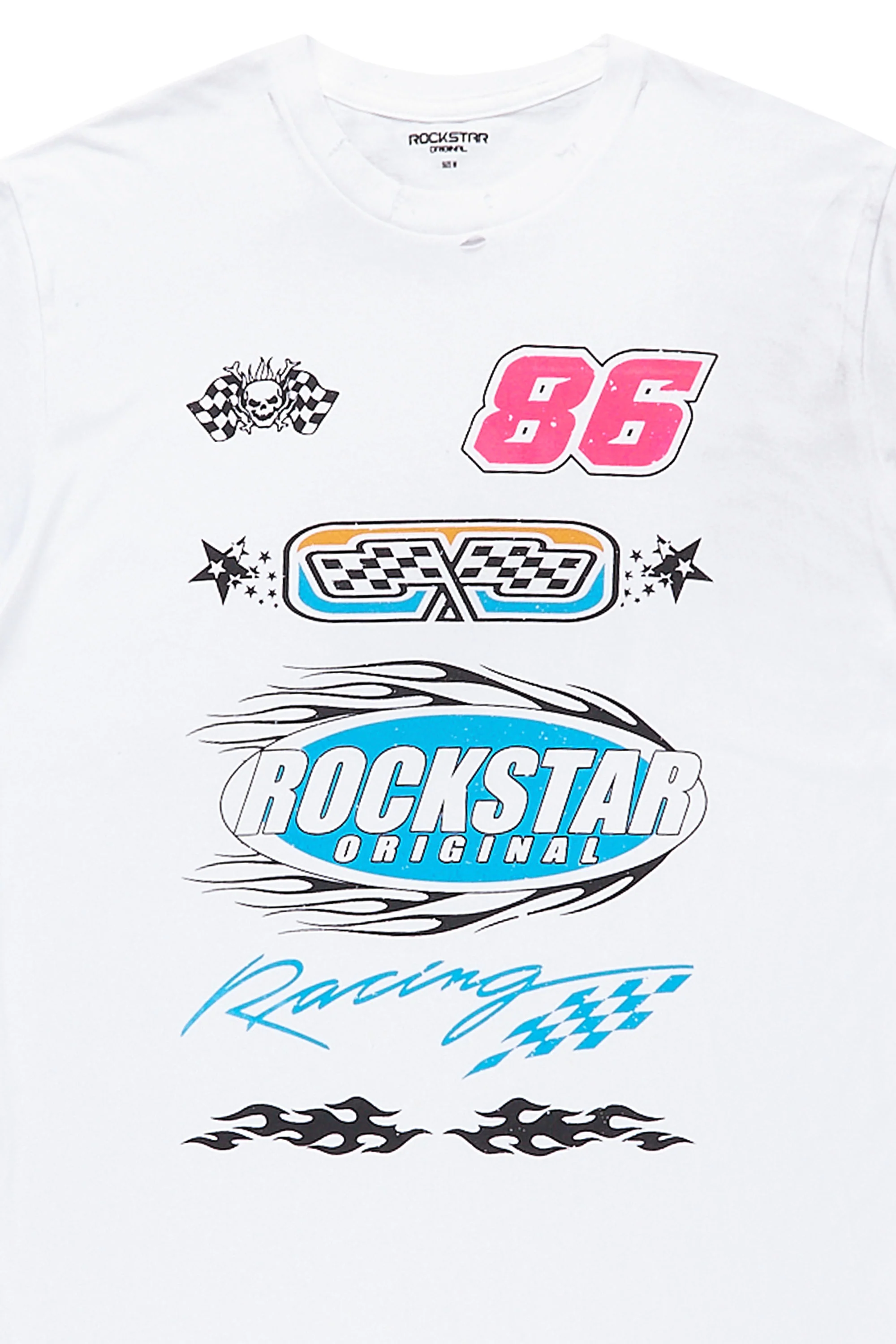 Faslayne White Graphic T-Shirt - Image 2