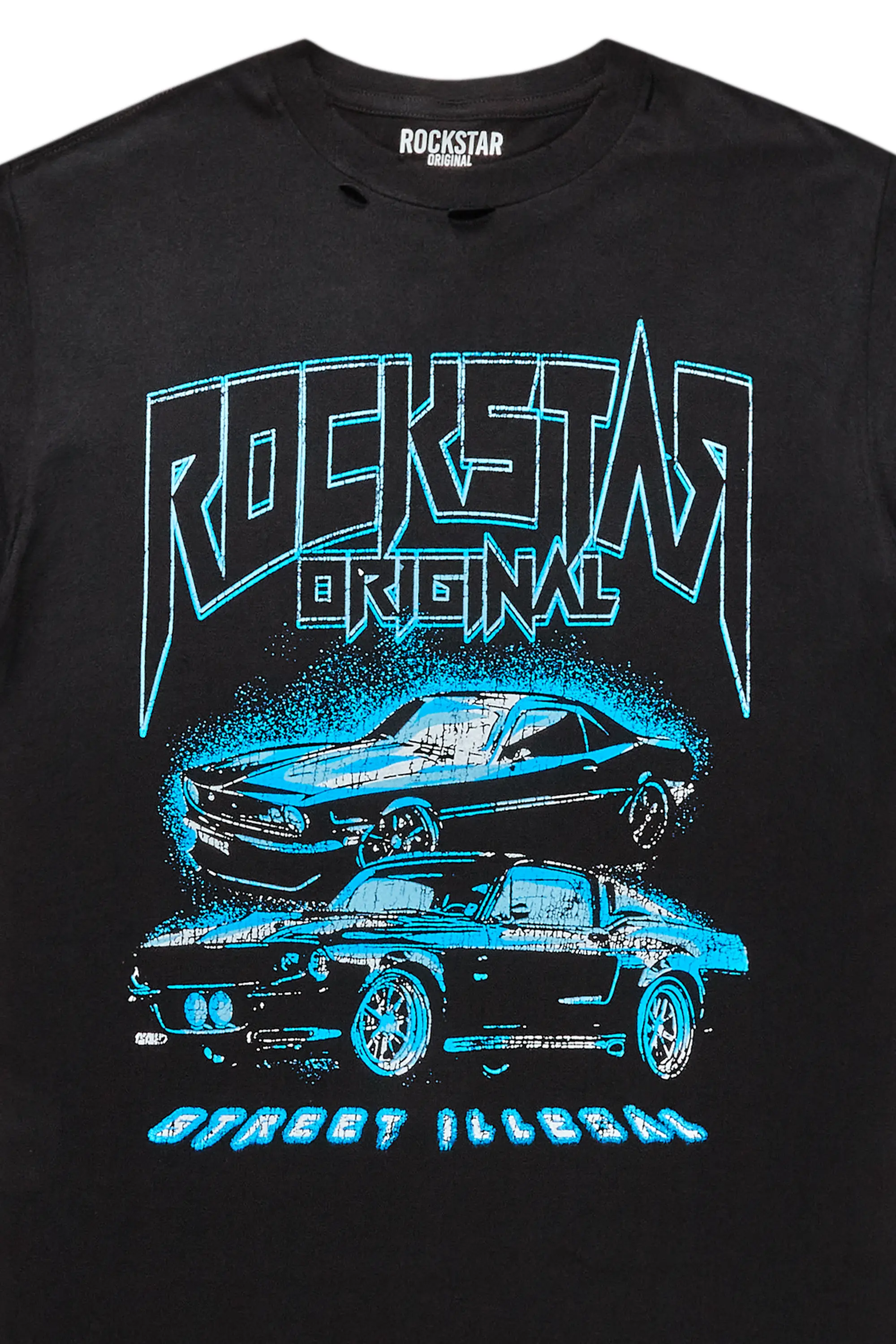 Sydesho Black Graphic T-Shirt - Image 3