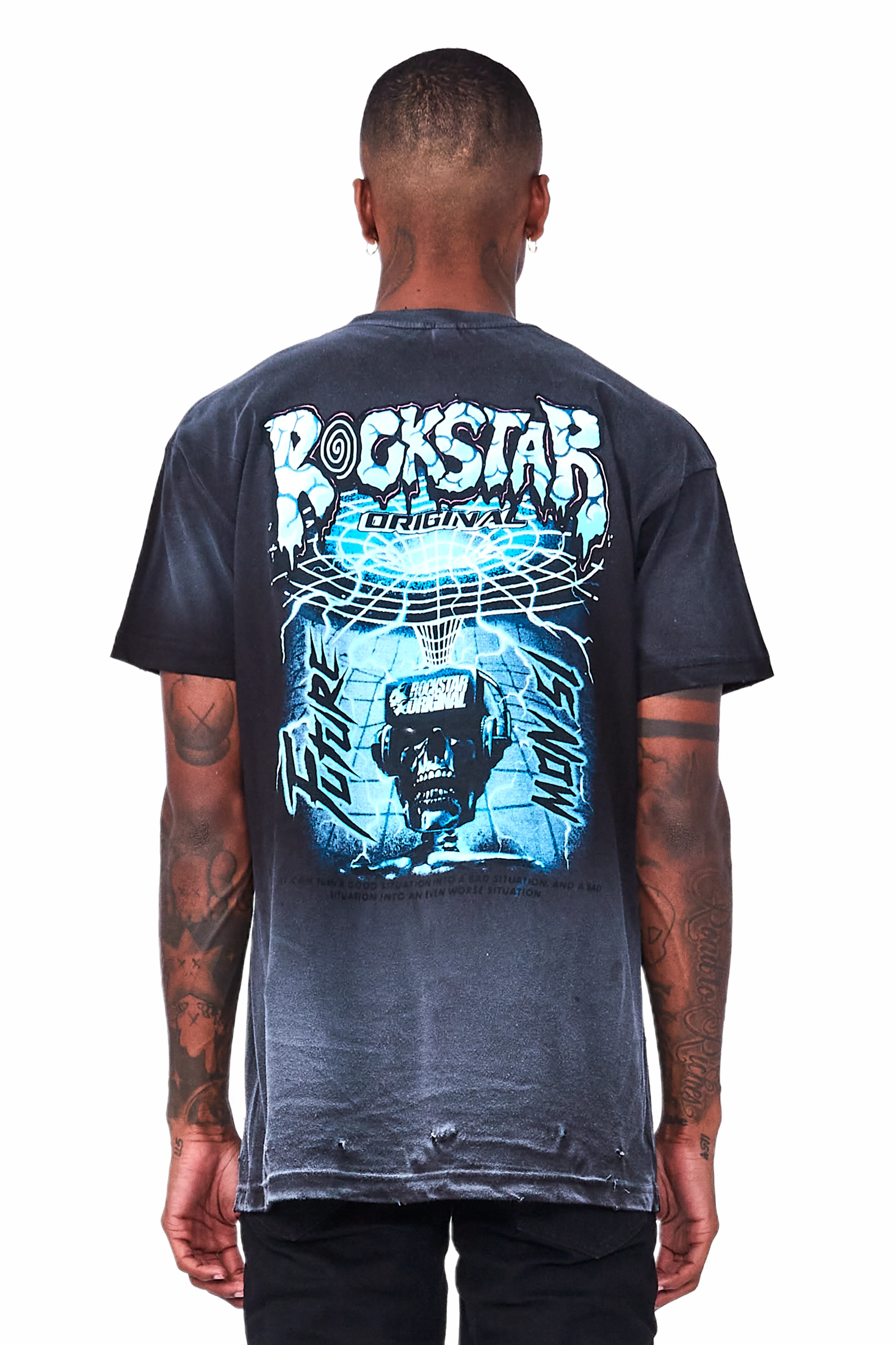 Gorka Black Graphic T-Shirt - Image 2
