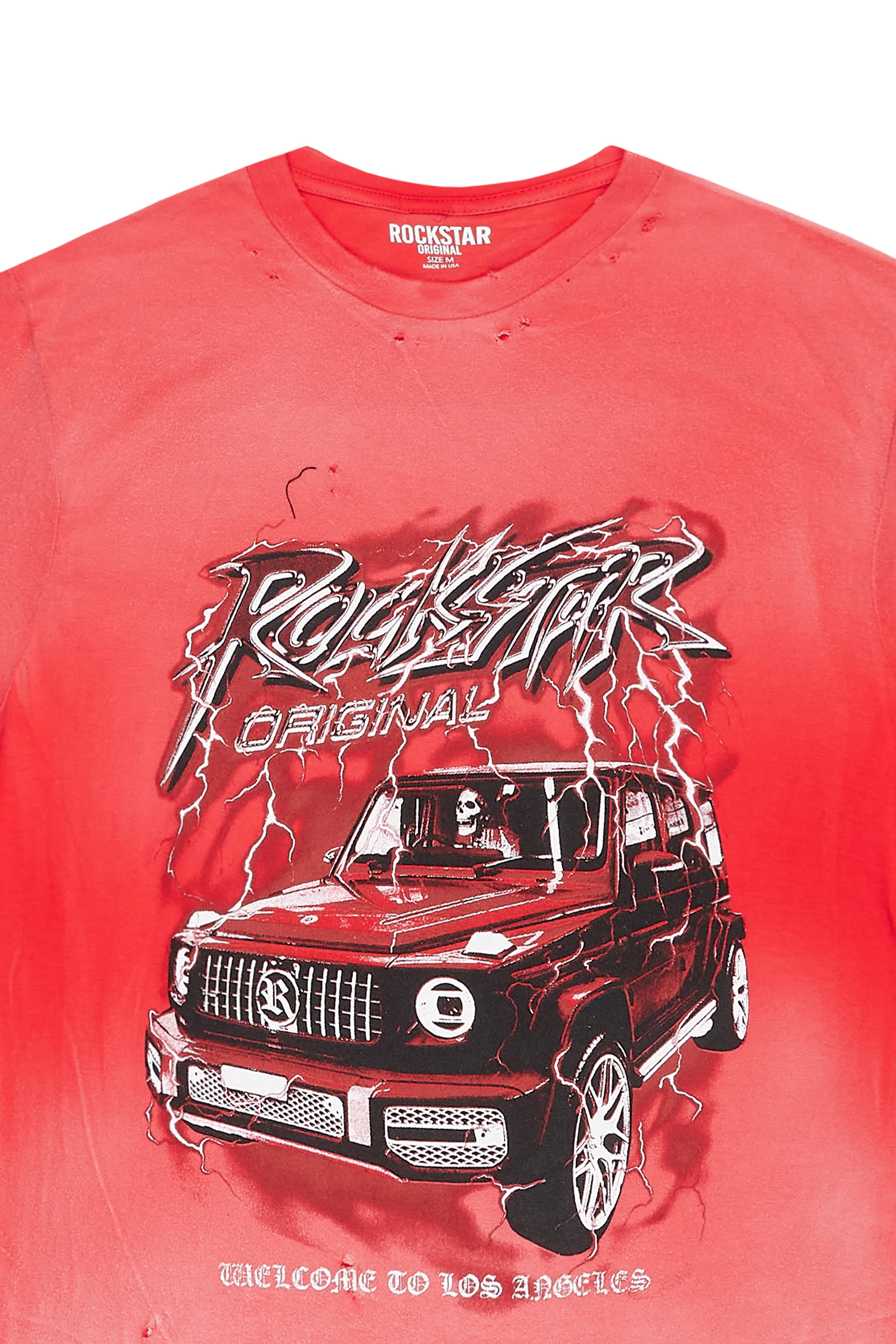 Hai Red Graphic T-Shirt - Image 2