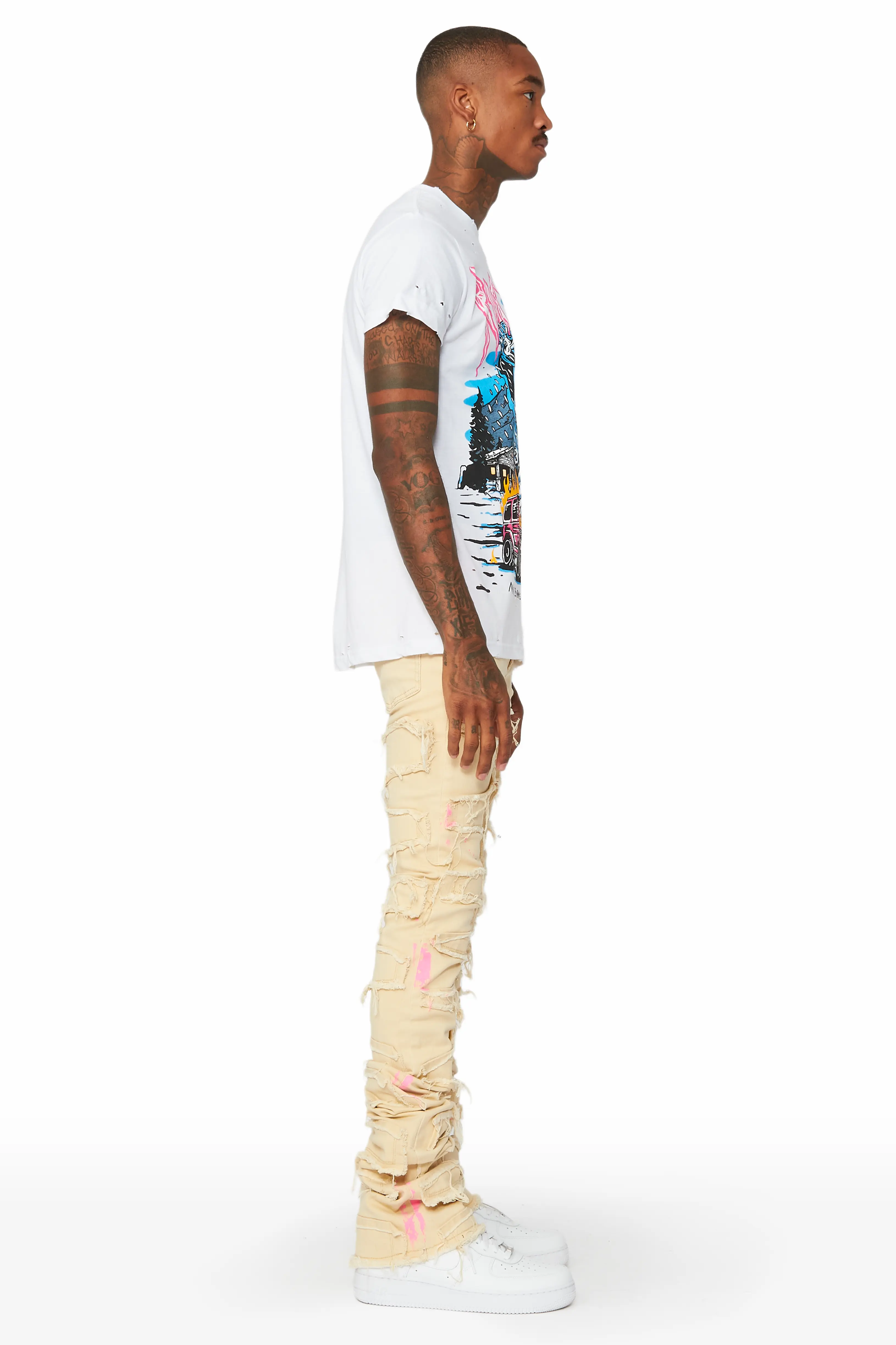 Kip White Graphic T-Shirt - Image 4