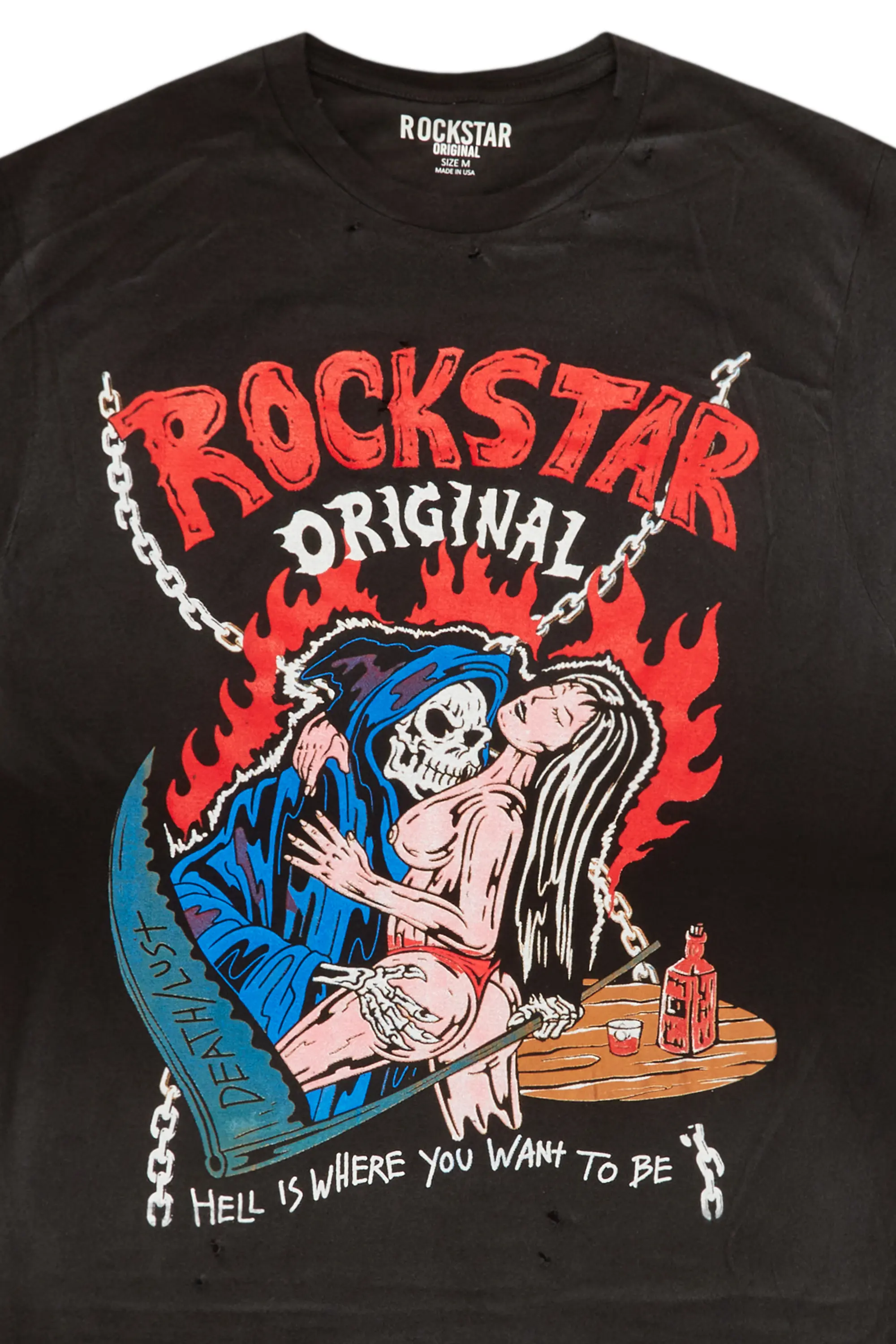 Vale Black Graphic T-Shirt - Image 4