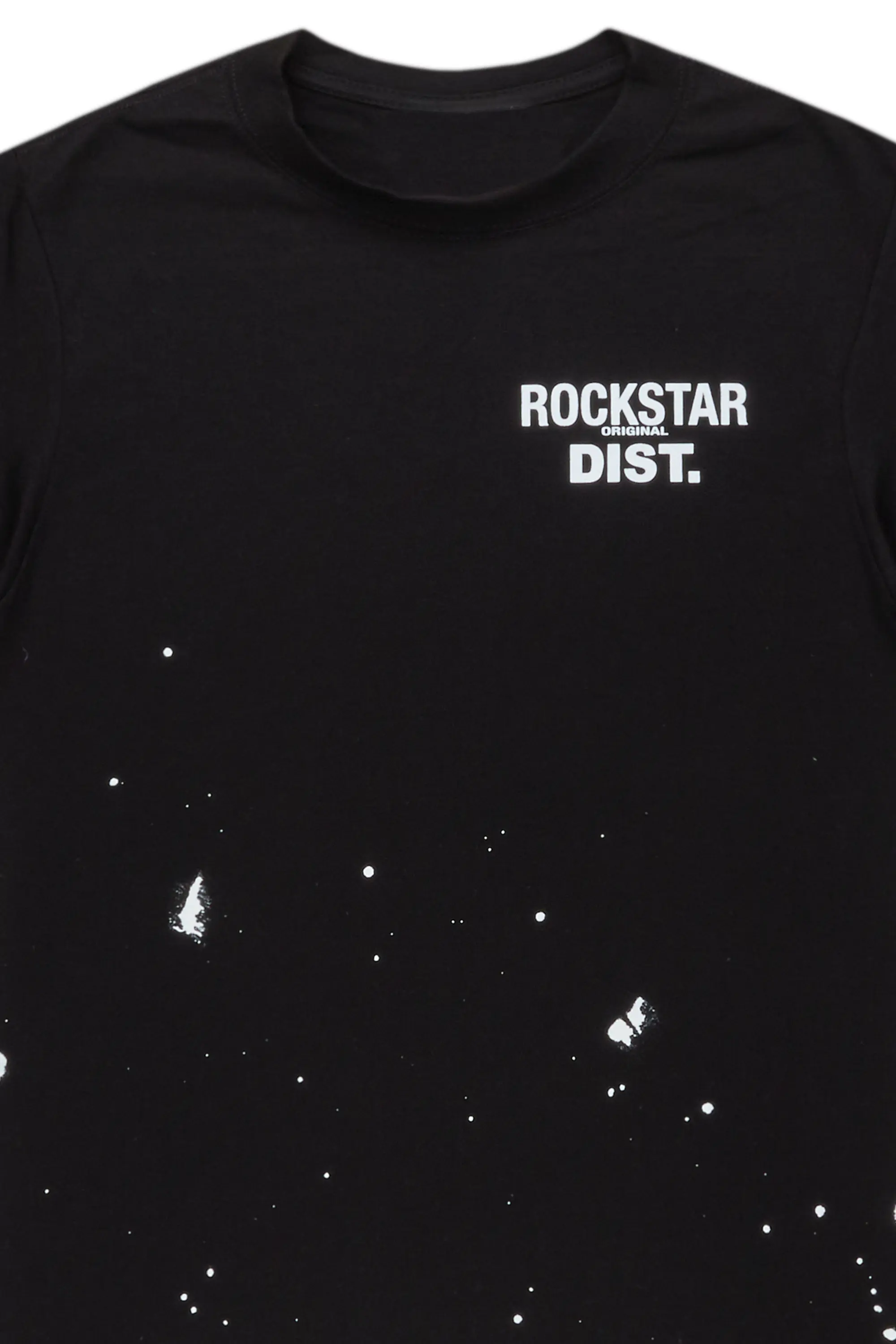Raffer Black Graphic T-Shirt - Image 2