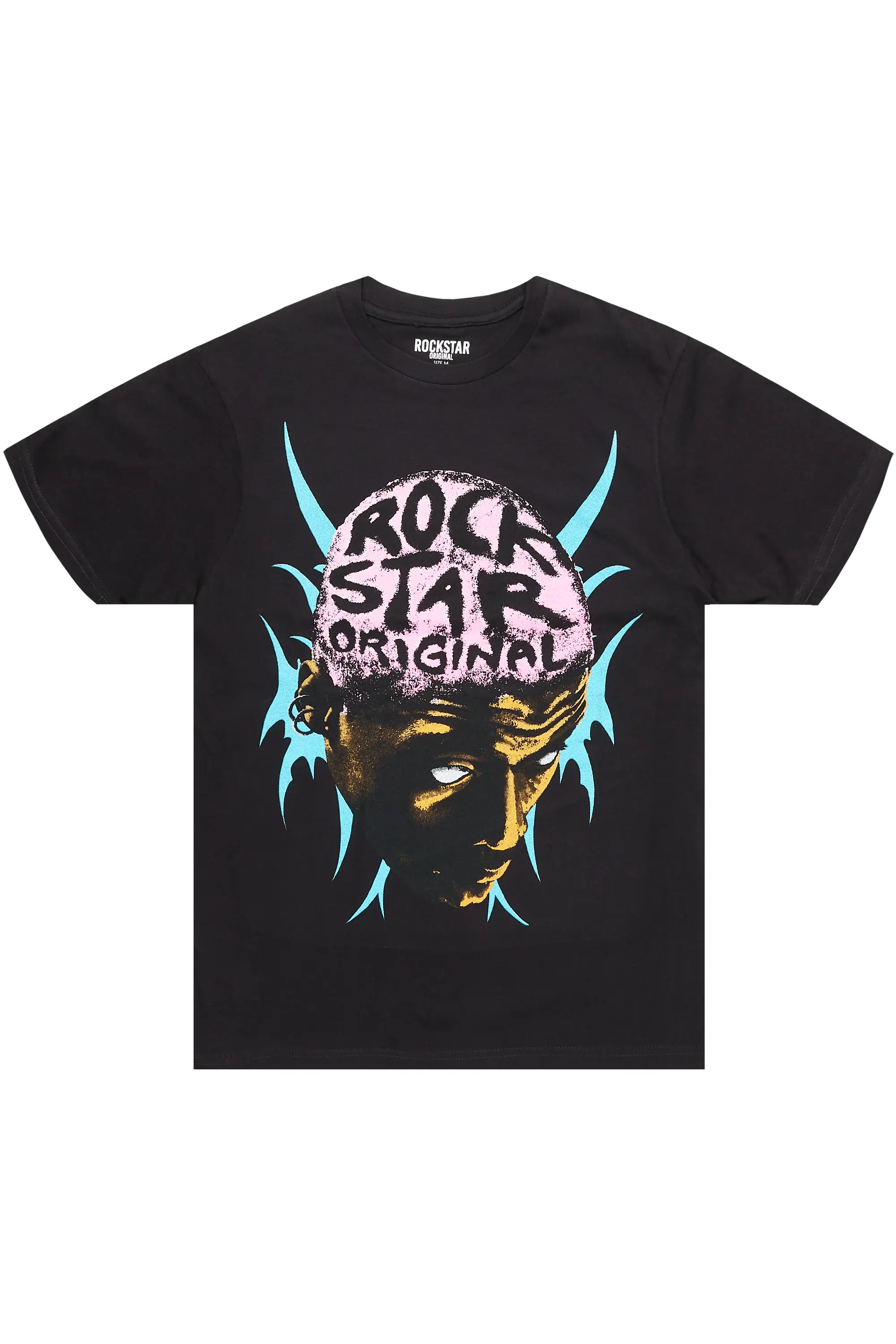 Weave Black Graphic T-Shirt - Image 2
