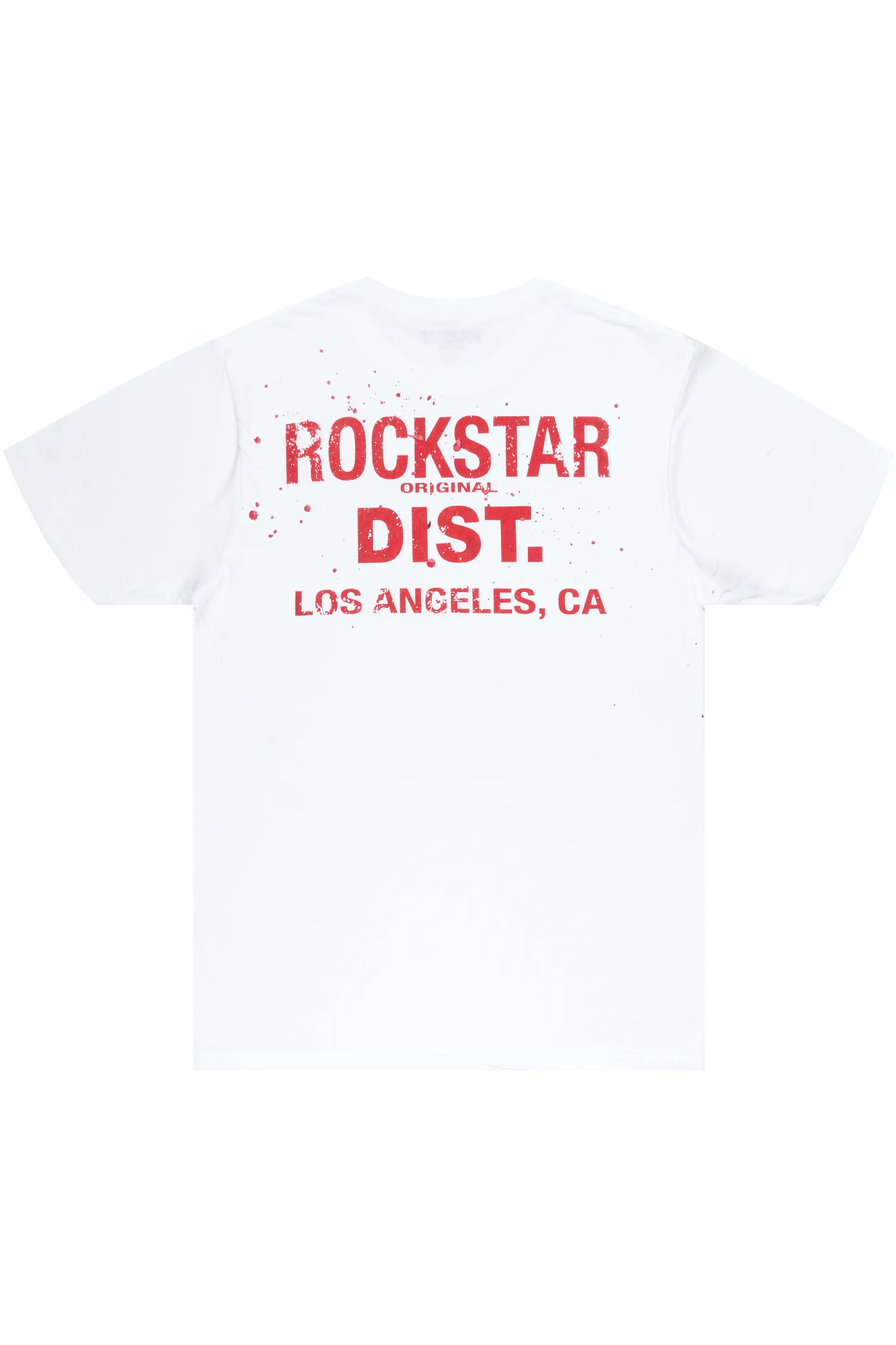 Teddy White/Red Graphic T-Shirt - Image 2