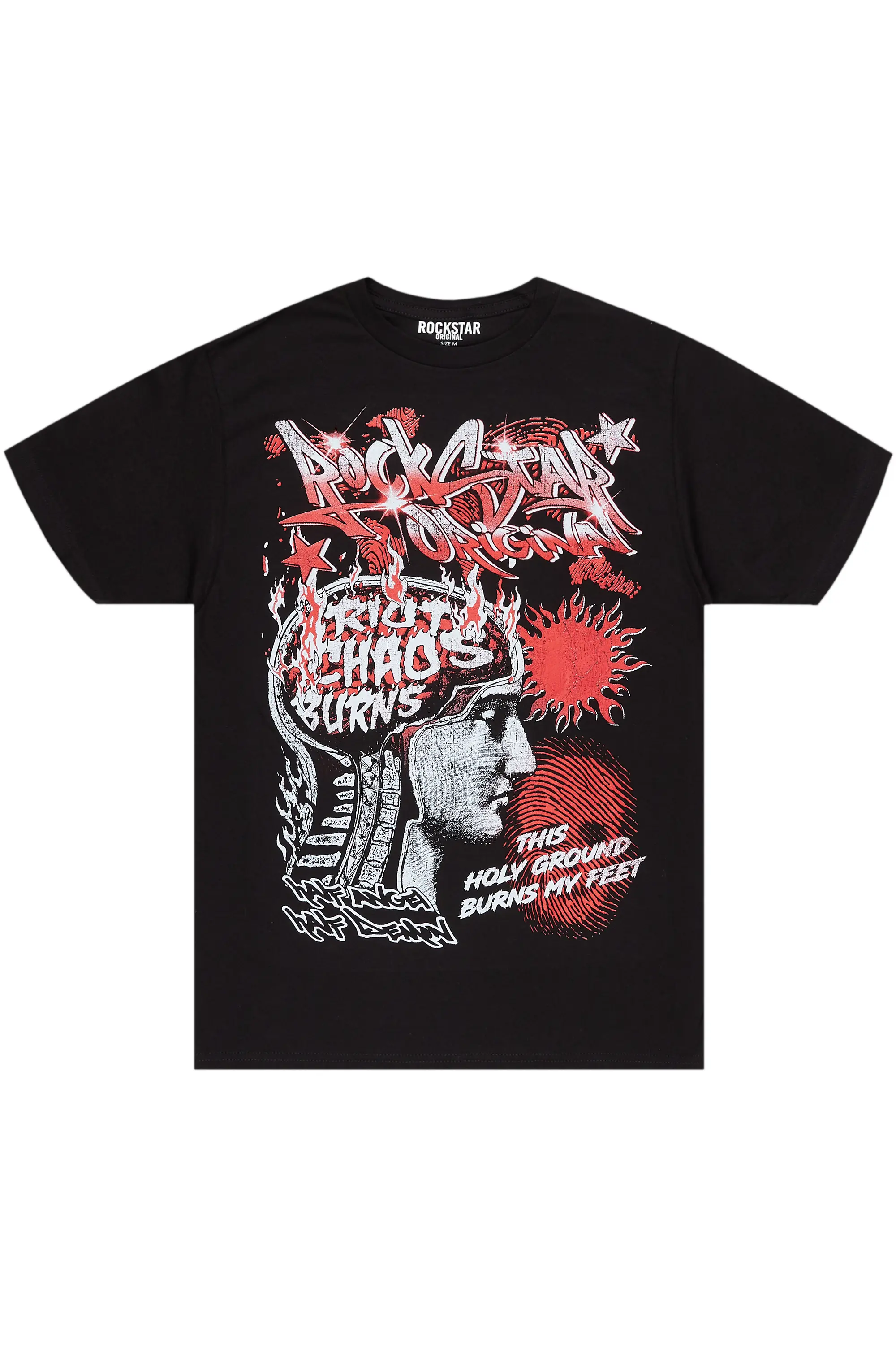 Battery Black Graphic T-Shirt - Image 2