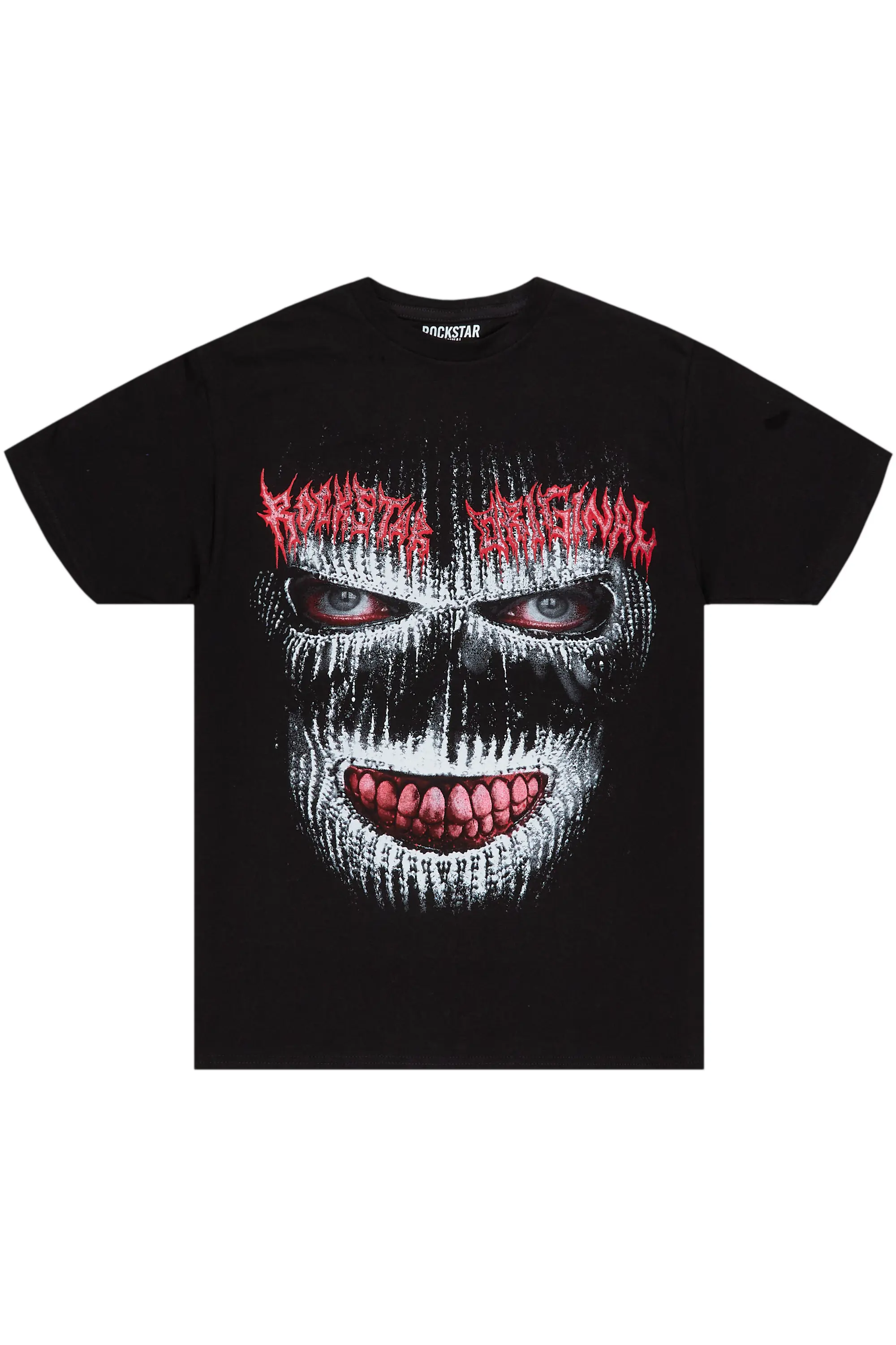 Monstre Black Graphic T-Shirt - Image 2