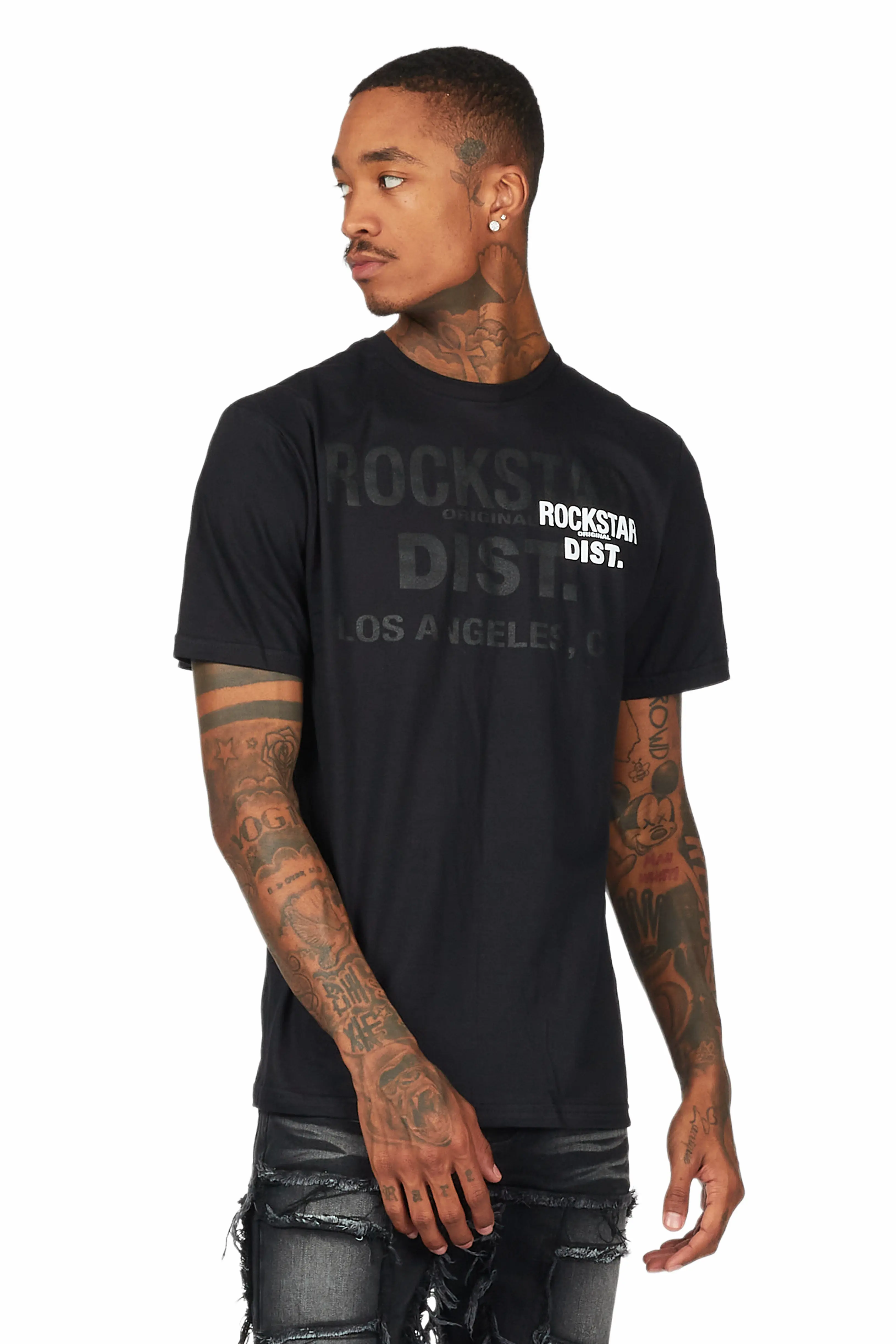 Lake 2.0 Black Graphic T-Shirt - Image 3