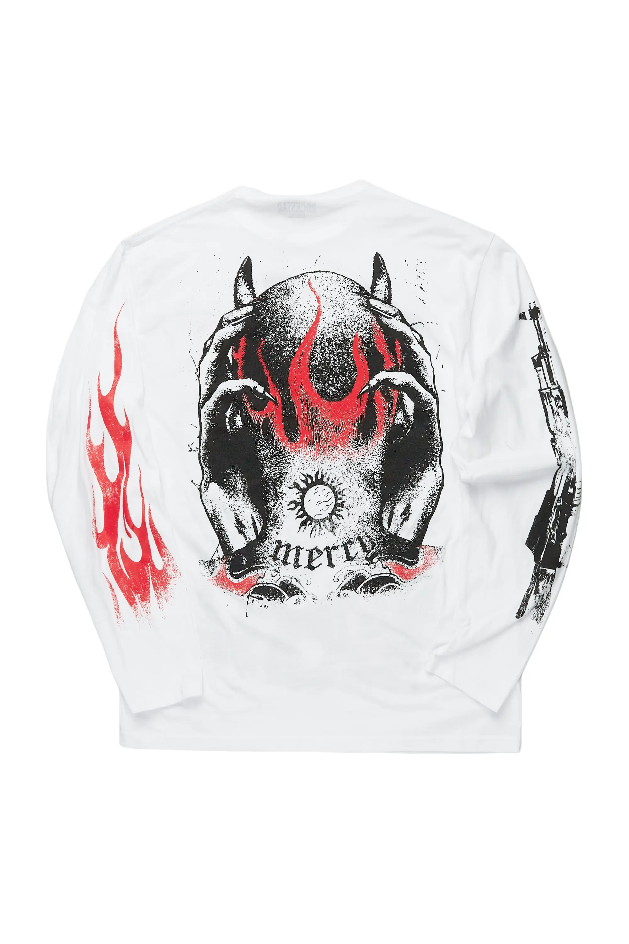 Mercy White Long Sleeve Graphic T-Shirt - Image 6