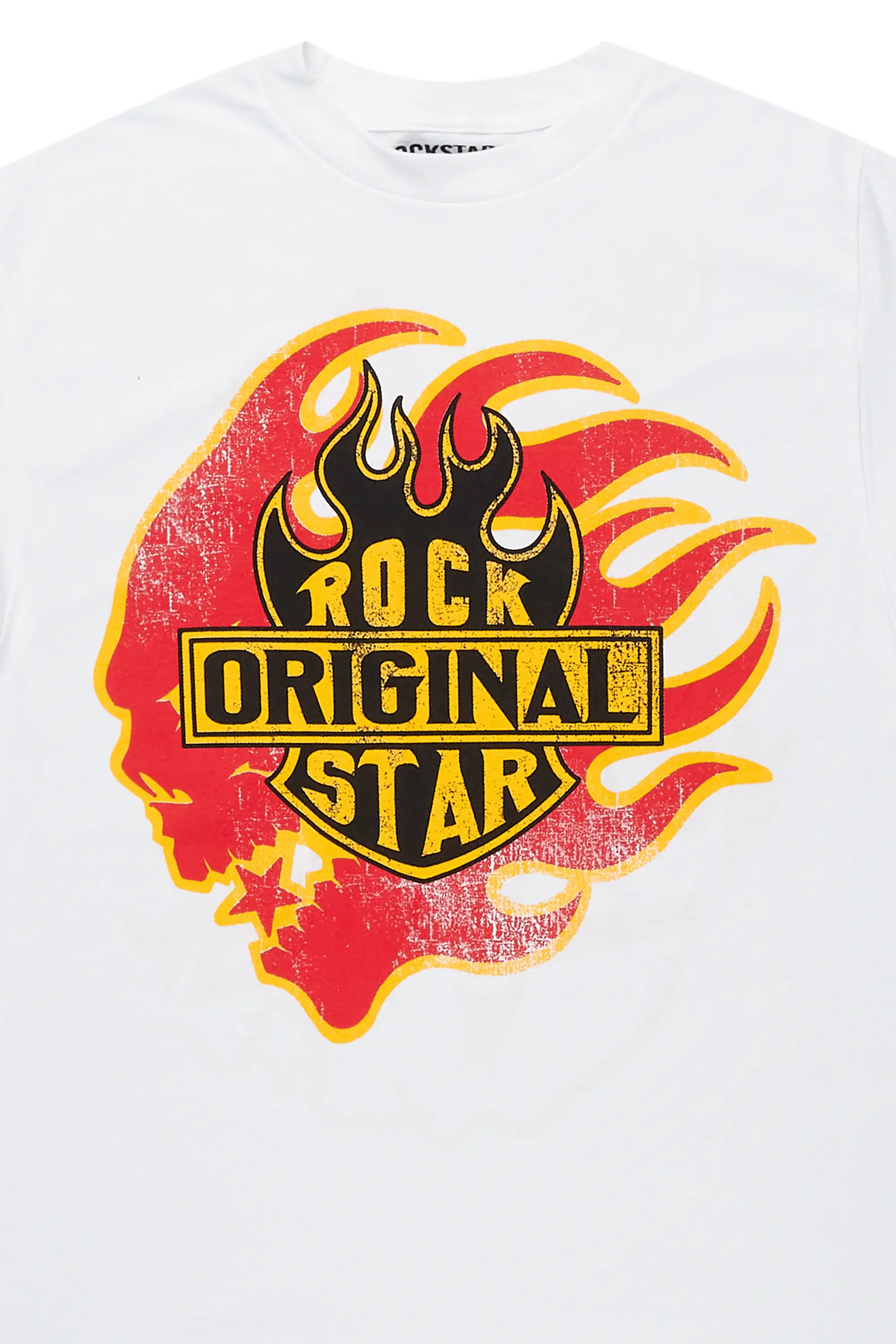 Station White Graphic T-Shirt - Image 3