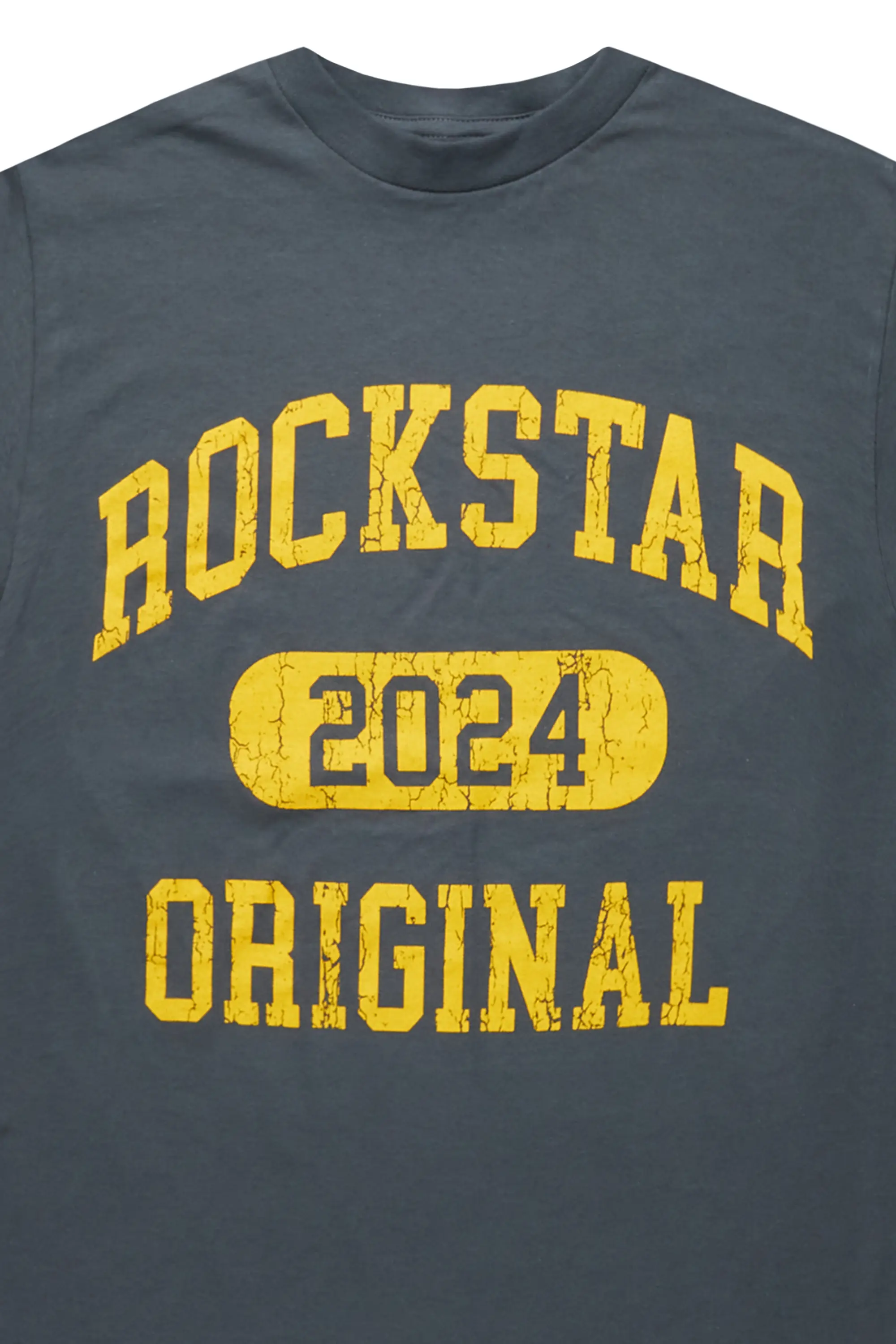 Members Charcoal Graphic T-Shirt - Image 4