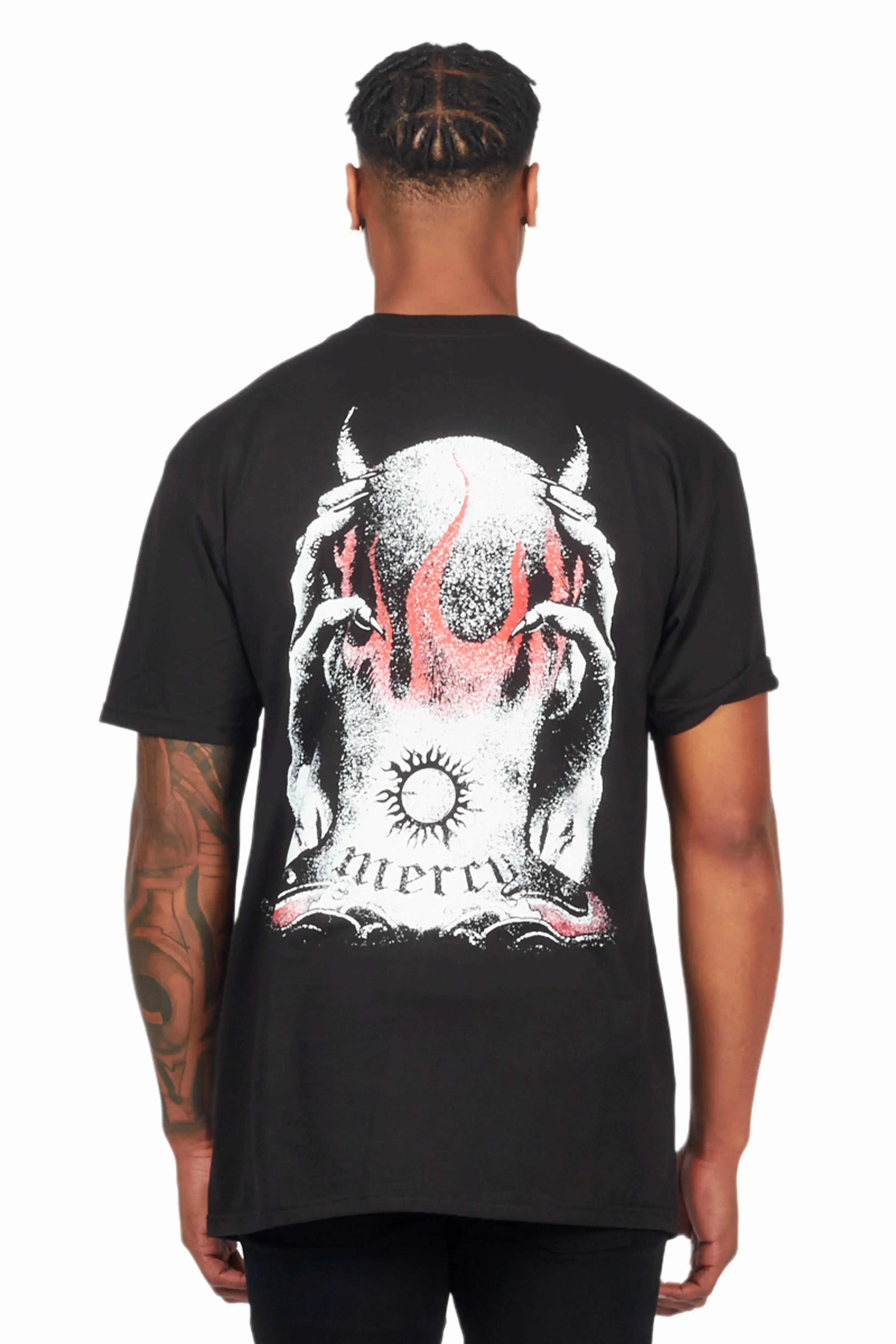 Mercy Black Graphic T-Shirt - Image 6