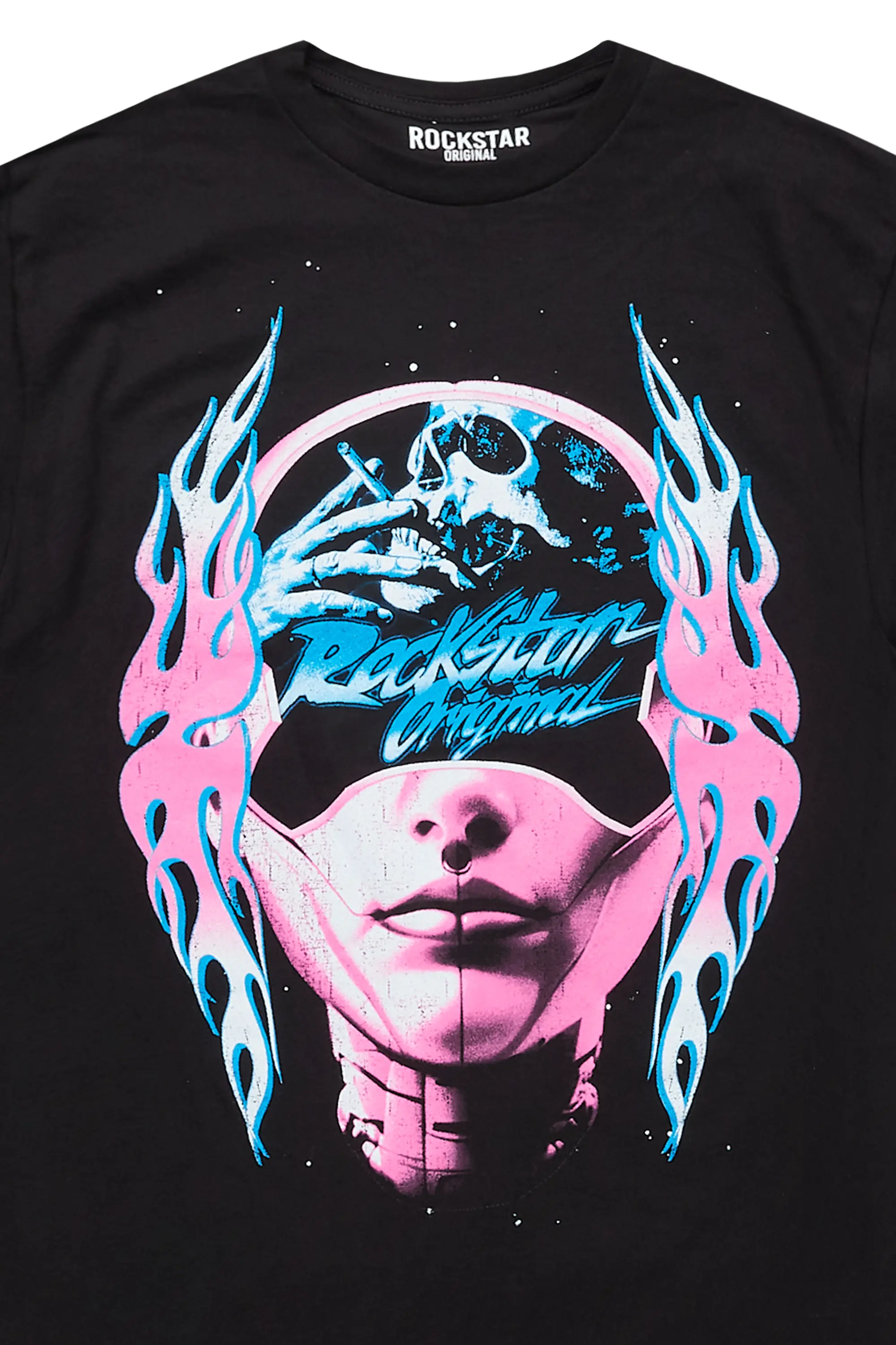 Blocka Black Graphic T-Shirt - Image 3
