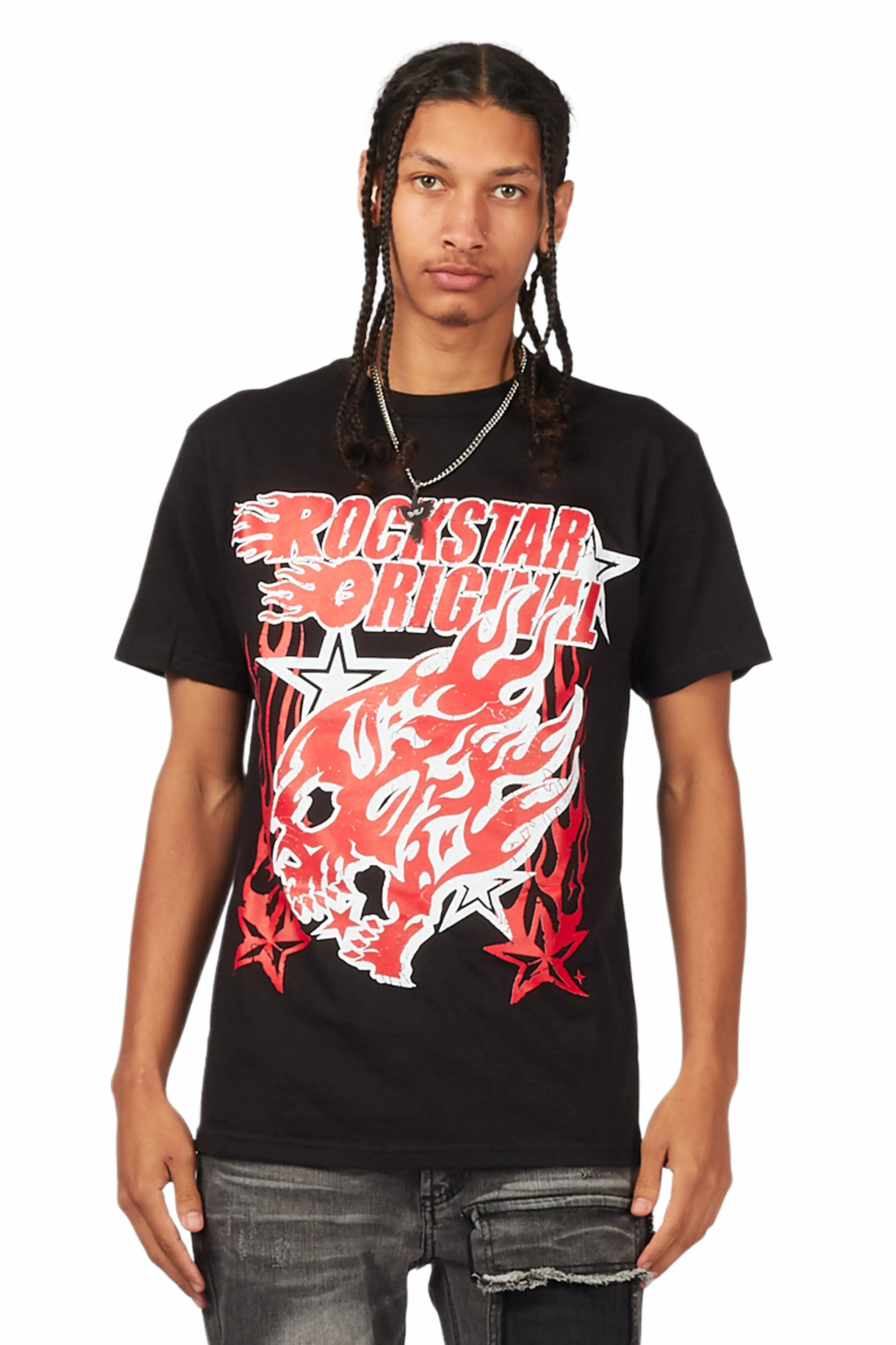 Smitty Black Graphic T-Shirt - Image 2