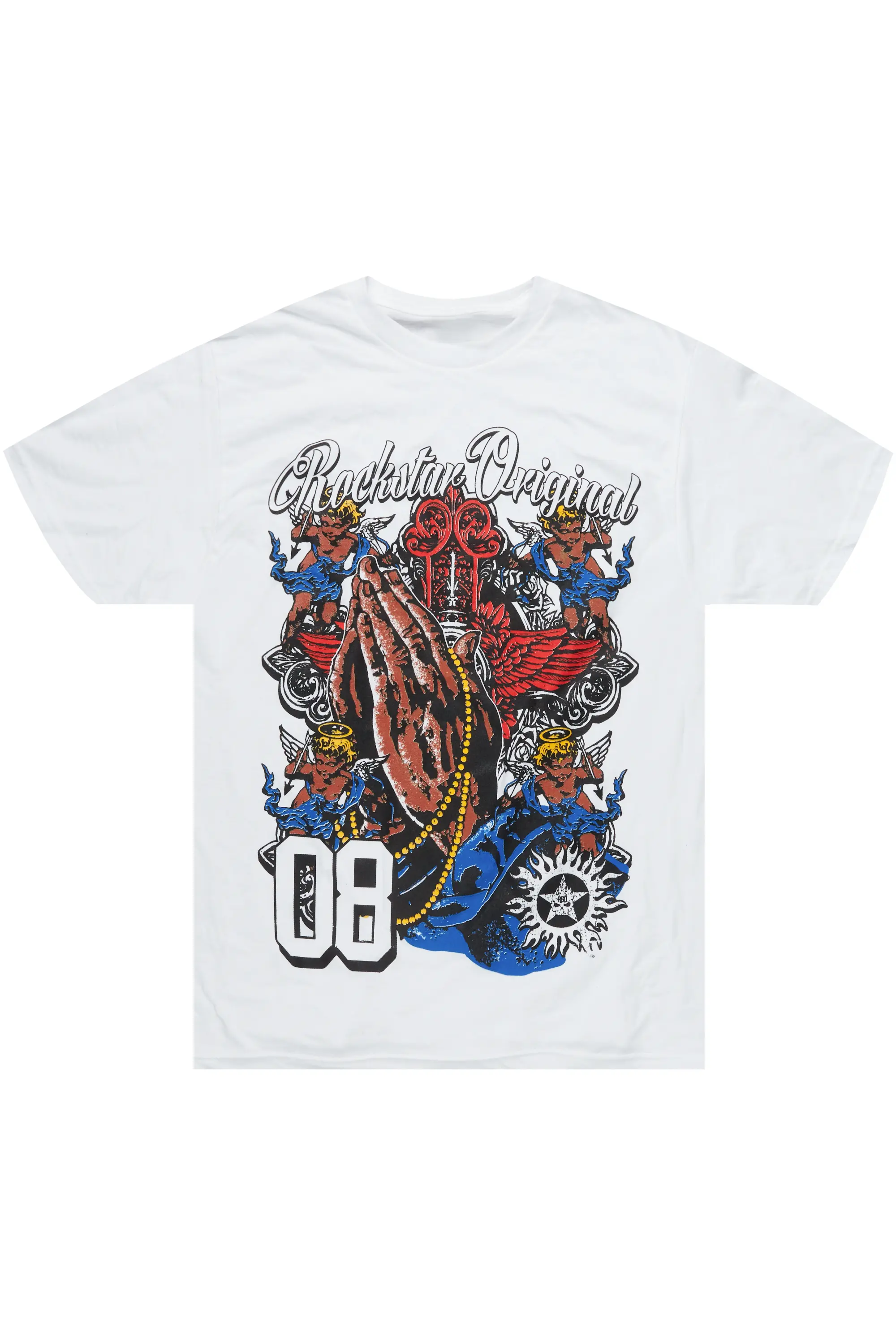 Slab White Graphic T-Shirt - Image 2