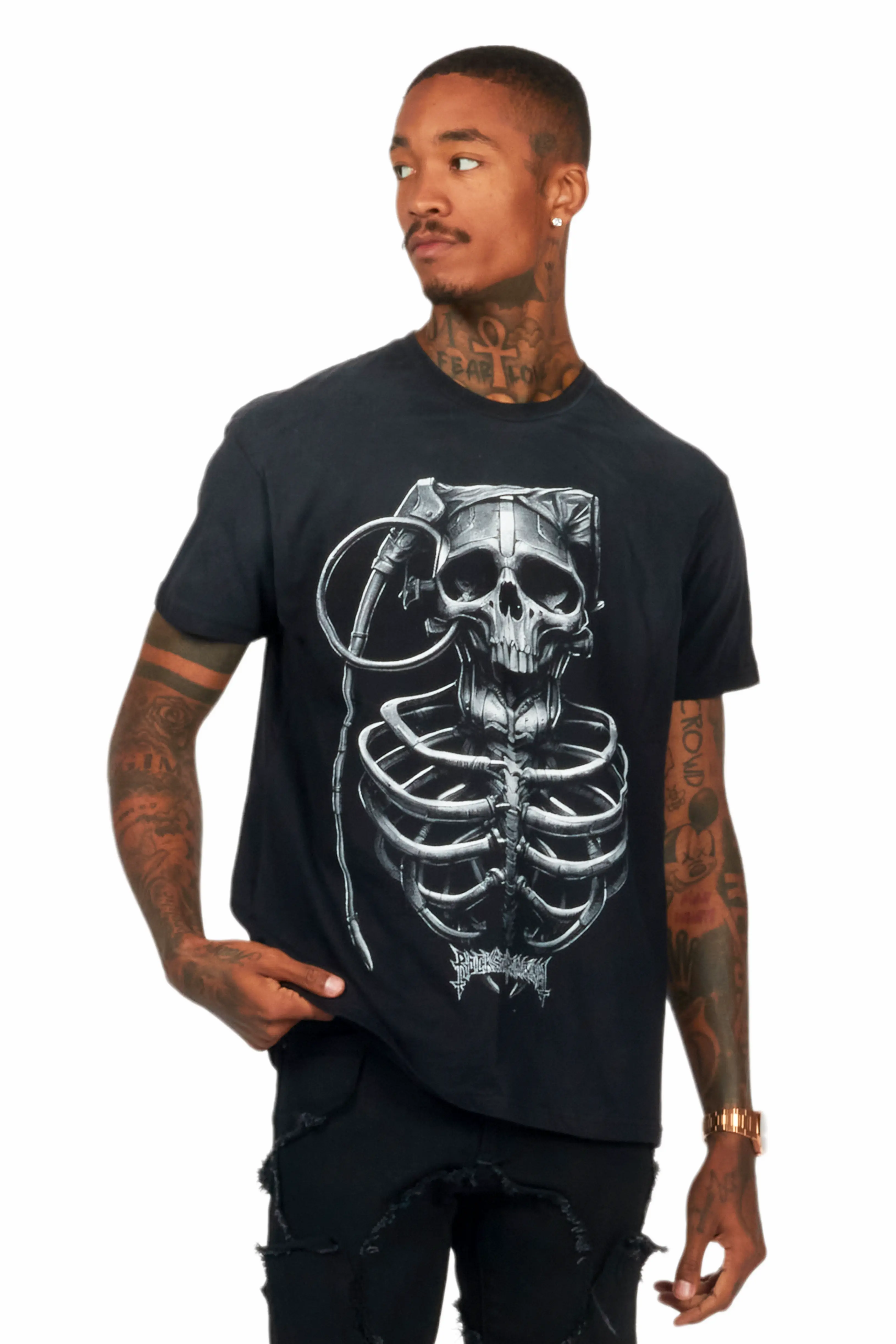 Bodega Black Graphic T-Shirt - Image 2