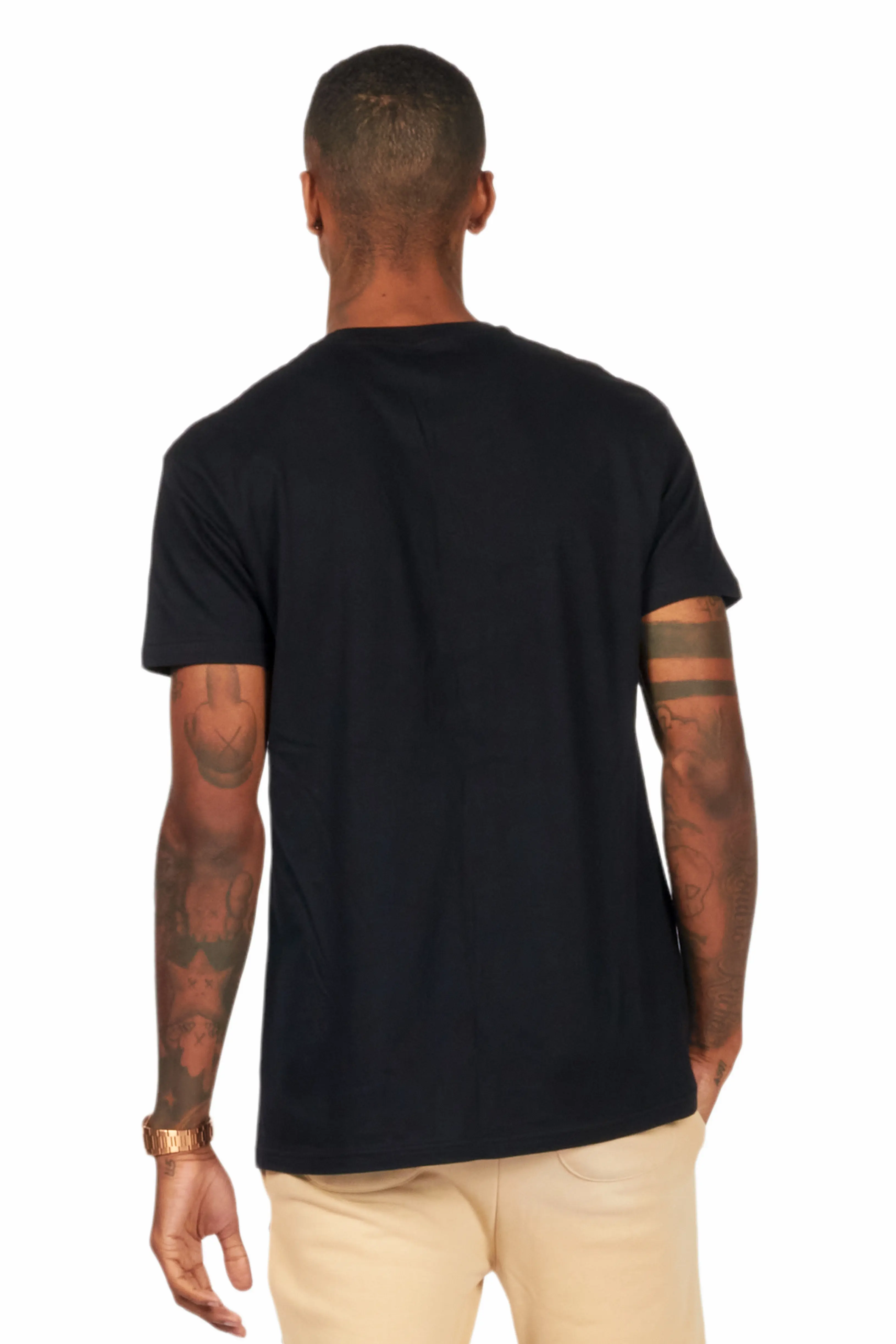 Vanessa Black Graphic T-Shirt - Image 7