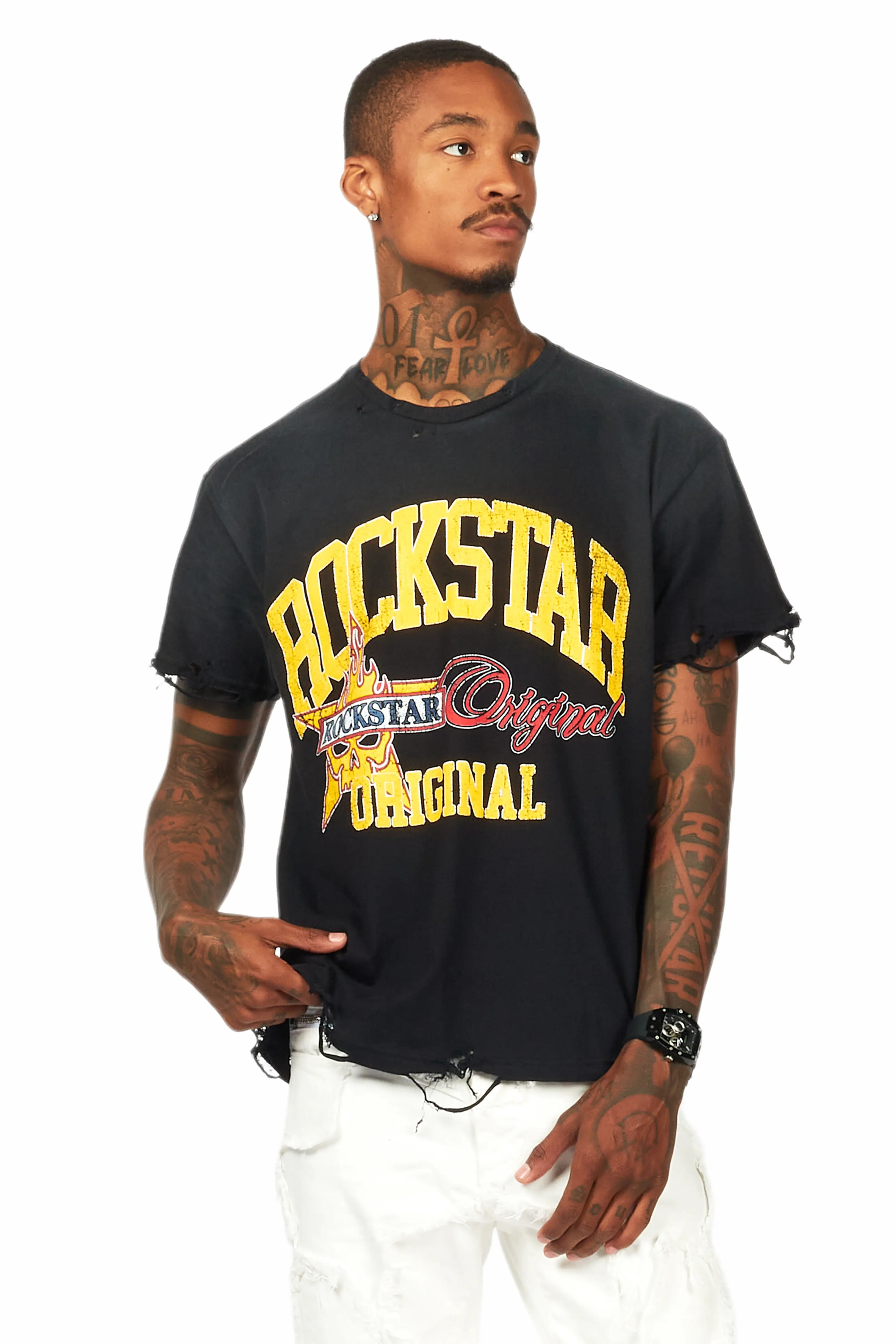 Eppy Black Graphic T-Shirt - Image 2