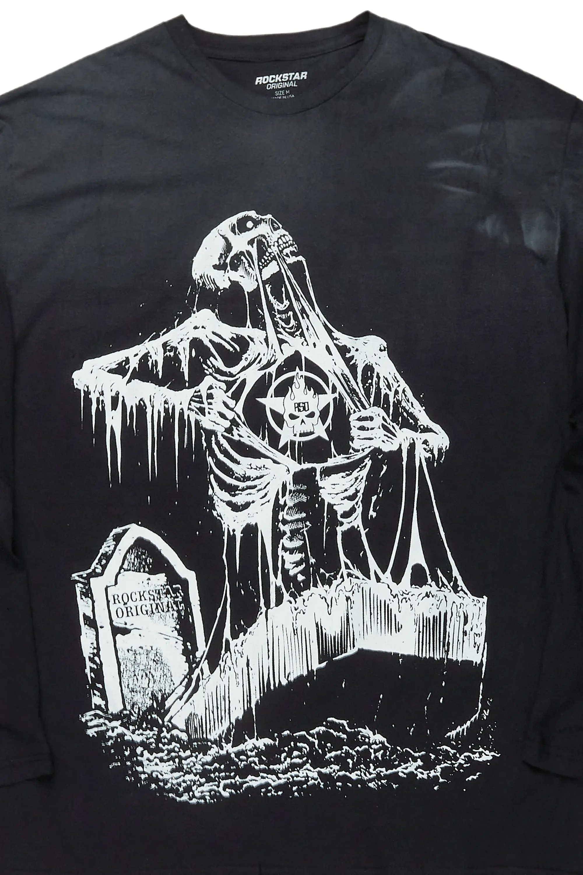 Brookwood Black Long Sleeve Graphic T-Shirt - Image 5