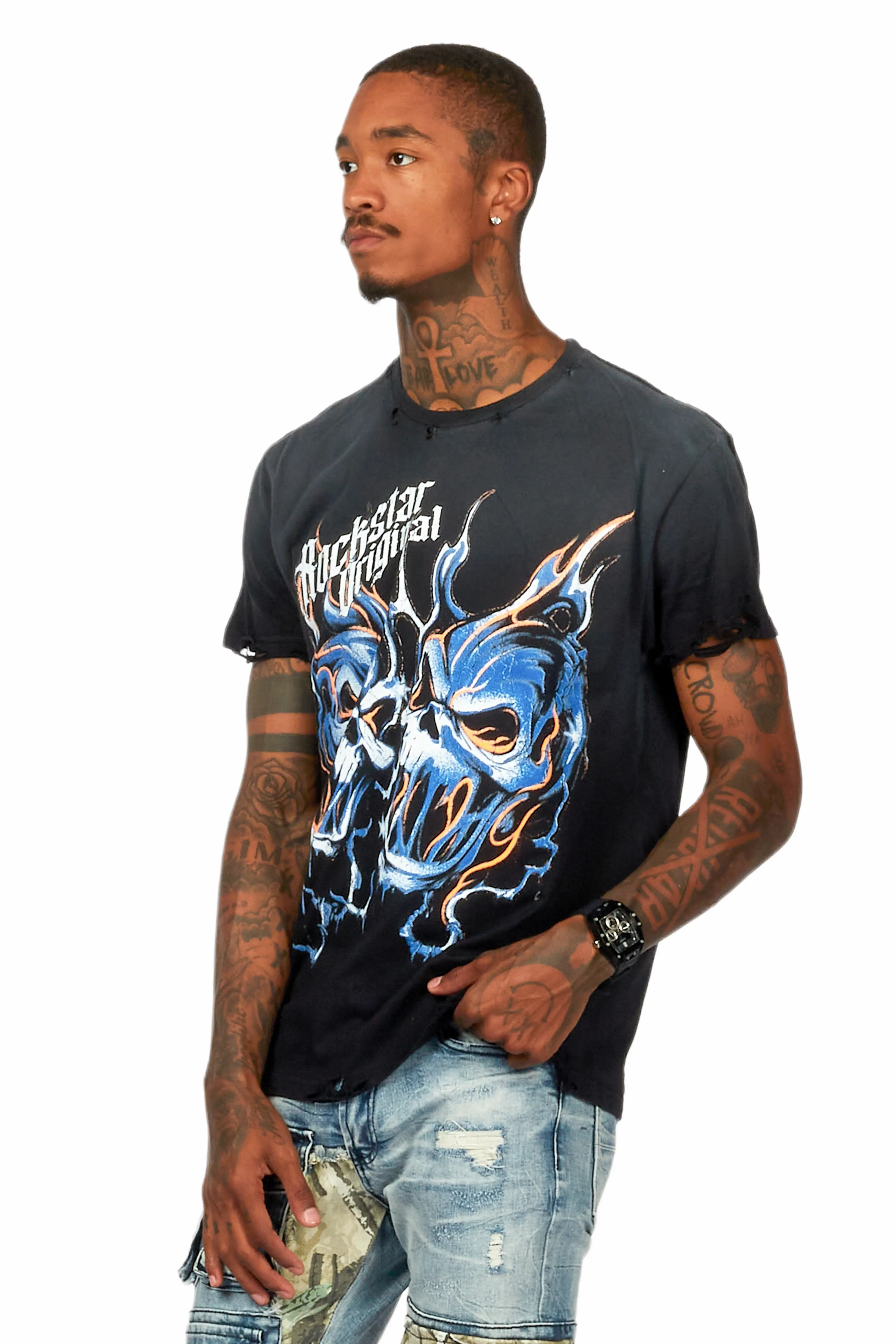Texastea Black Graphic T-Shirt - Image 5