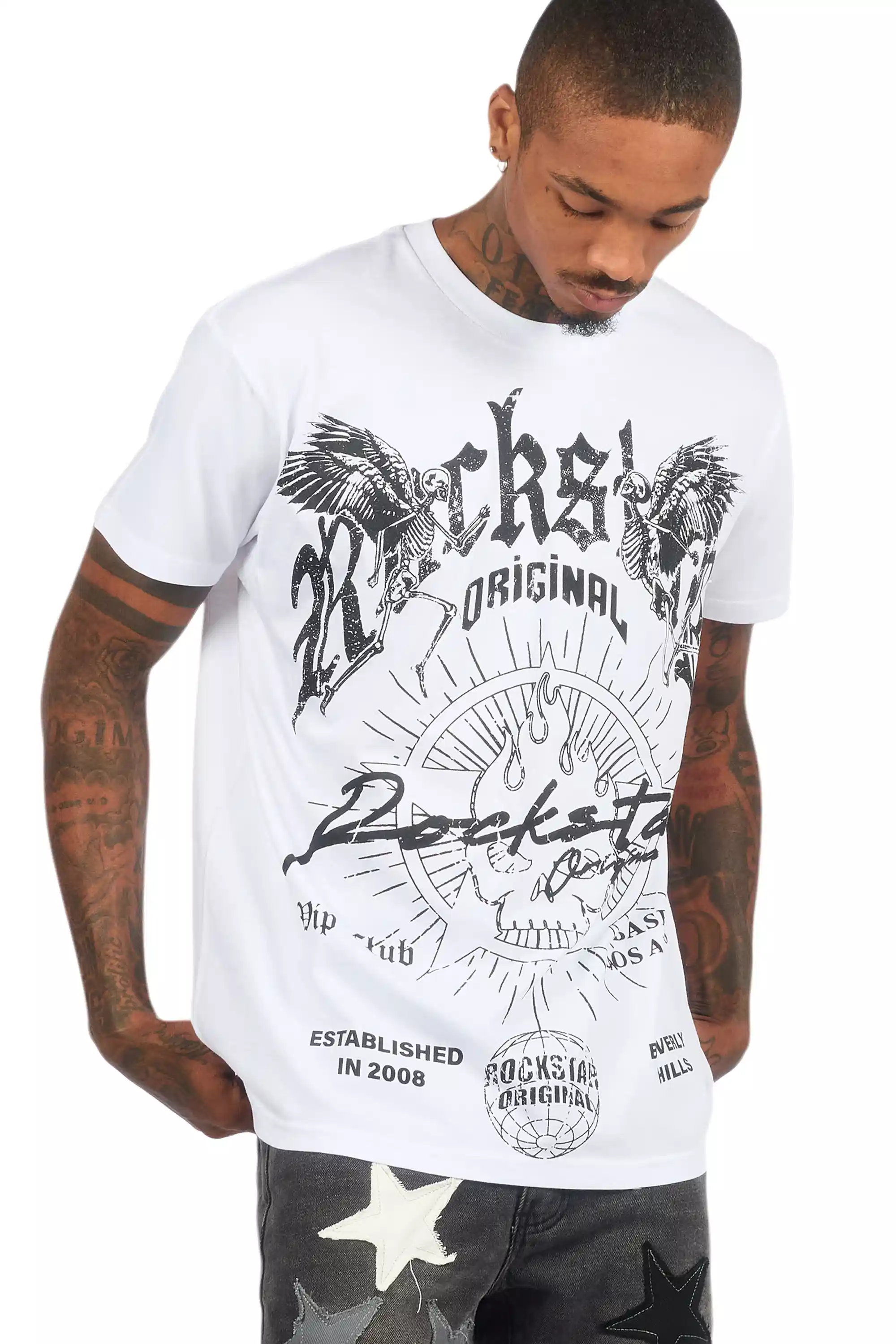 Tally White Graphic T-Shirt - Image 4