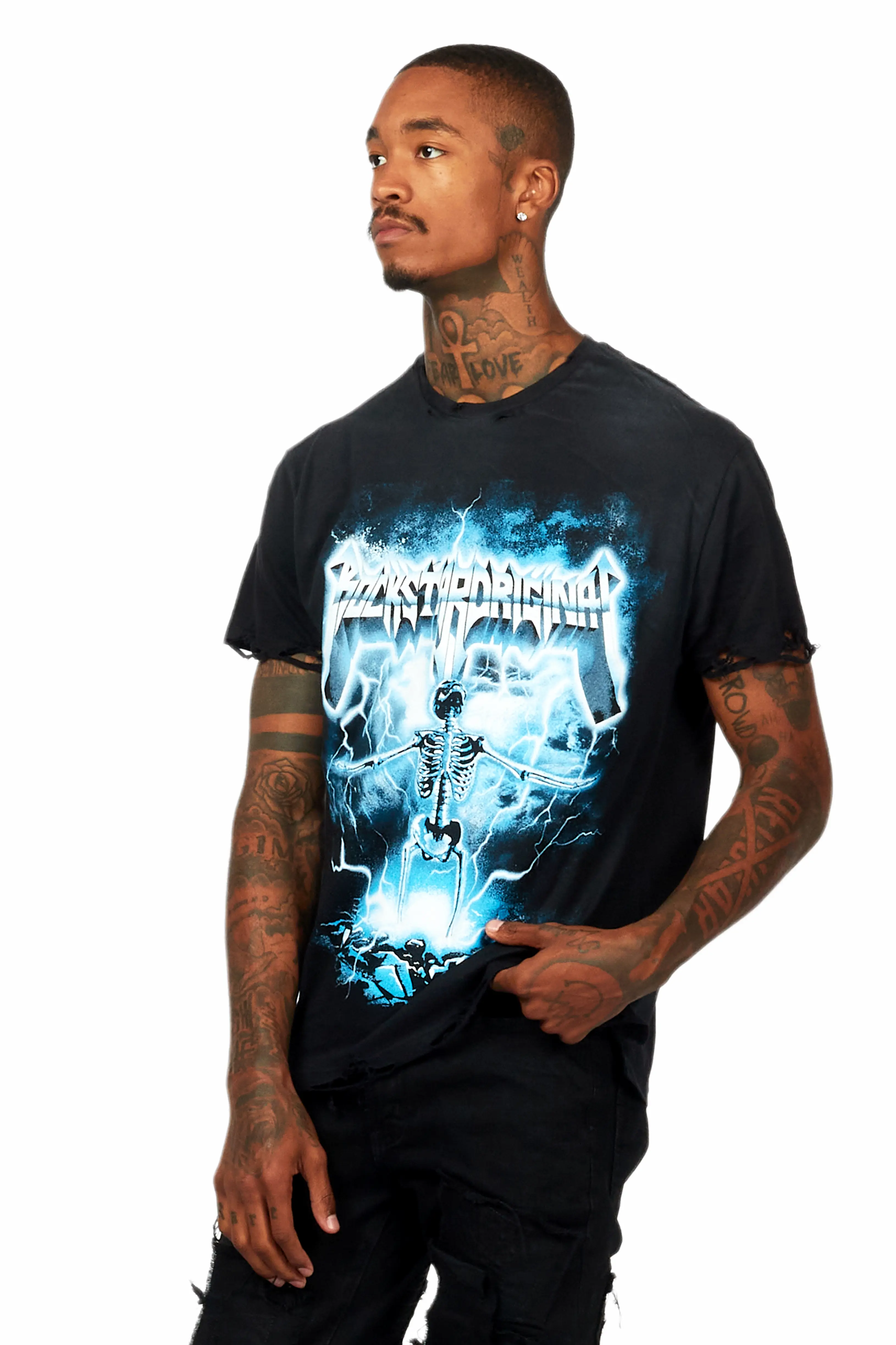 Florida Man Black Graphic T-Shirt - Image 5
