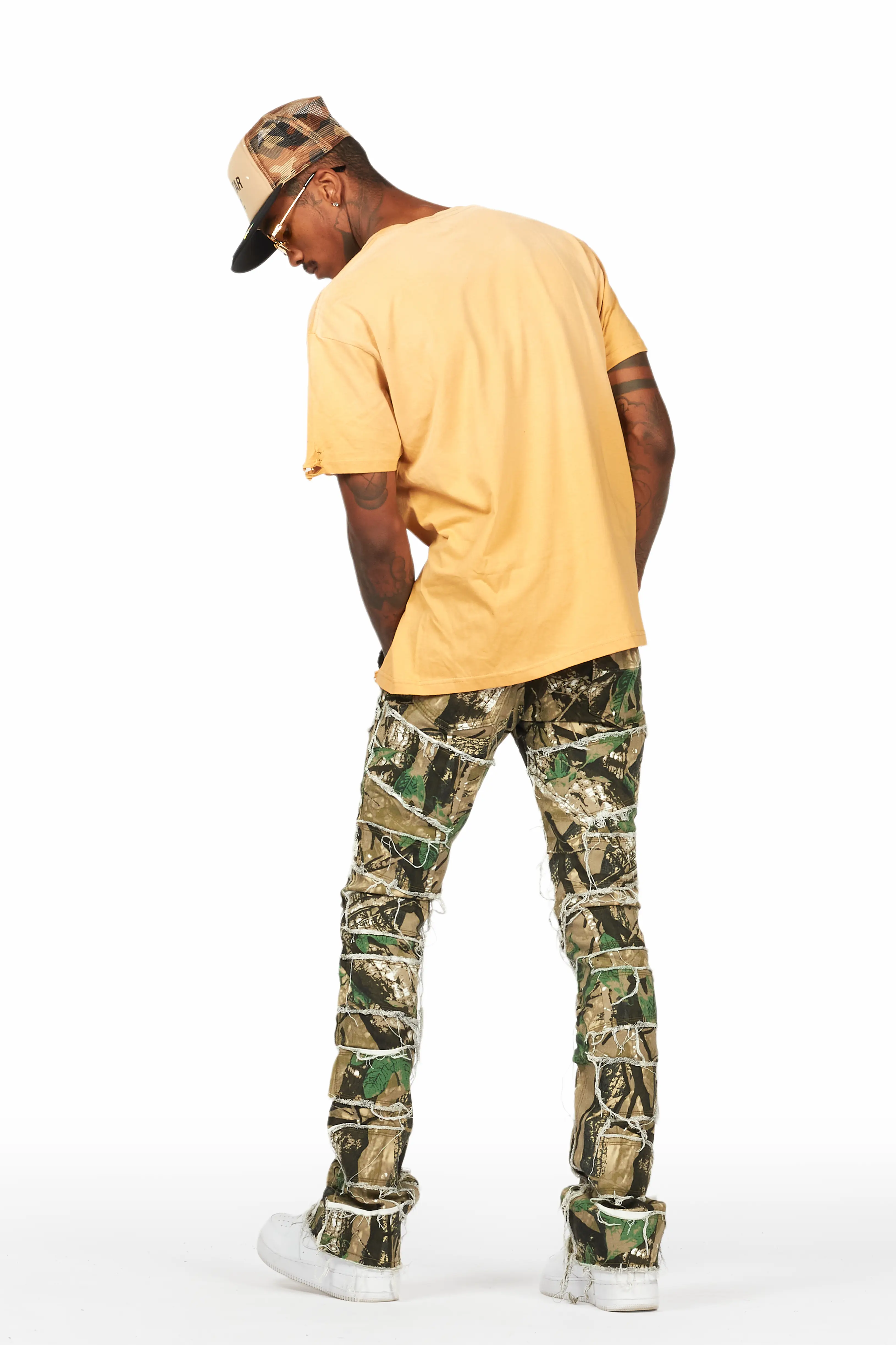 Jesusave Beige Oversized Graphic T-Shirt - Image 4