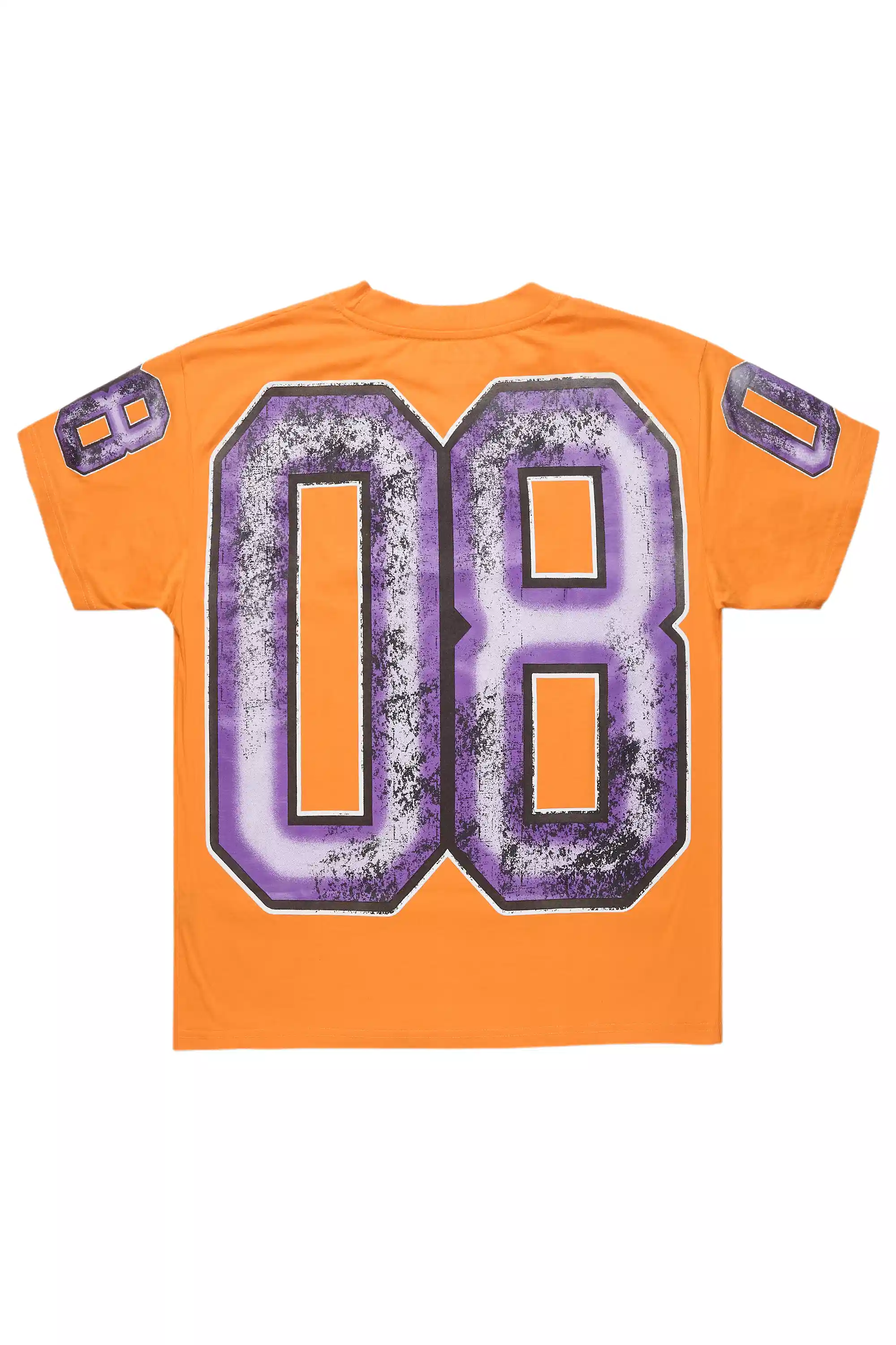 Fields Orange Oversized Graphic T-Shirt - Image 8