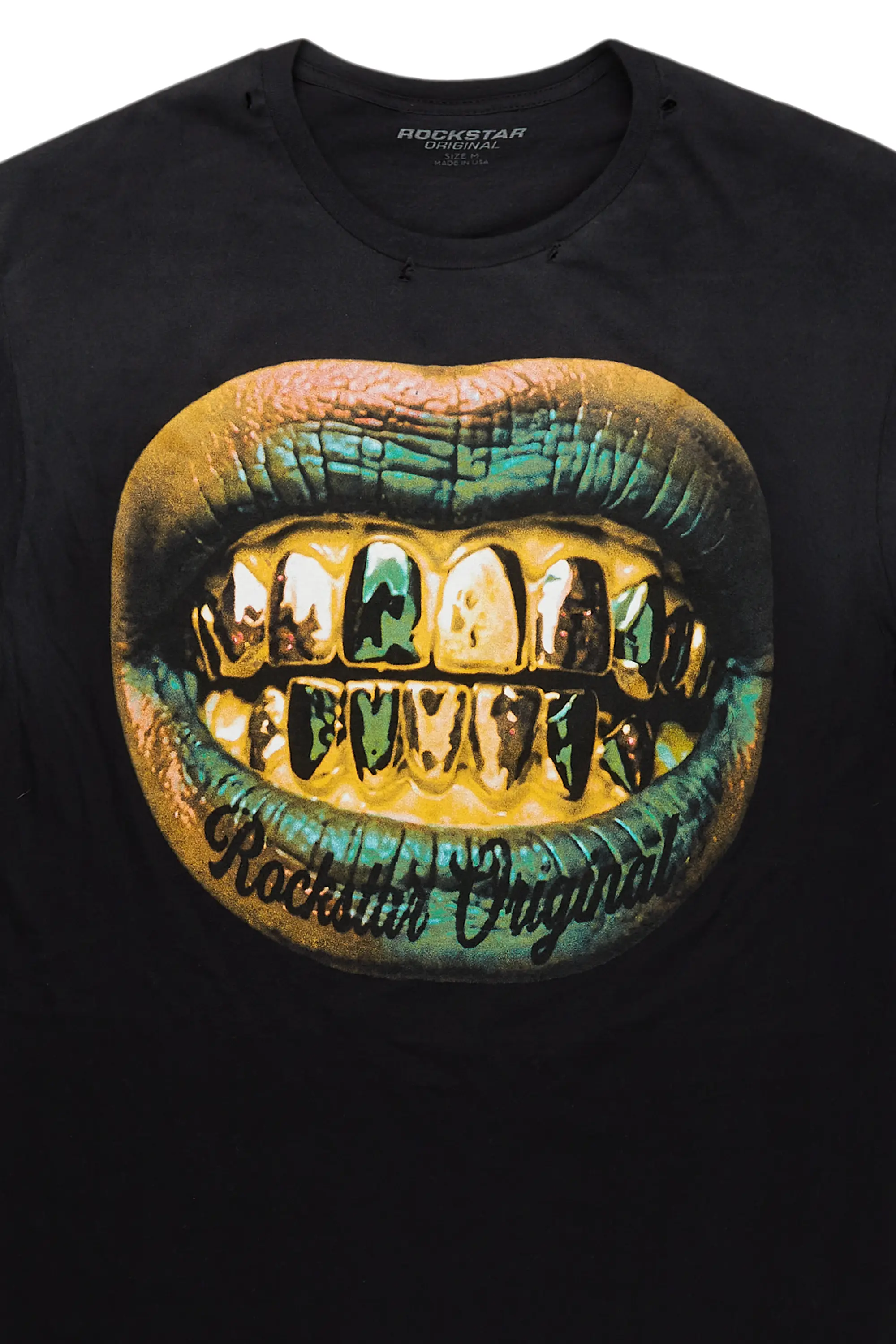 Gonen Black Oversized Graphic T-Shirt - Image 6