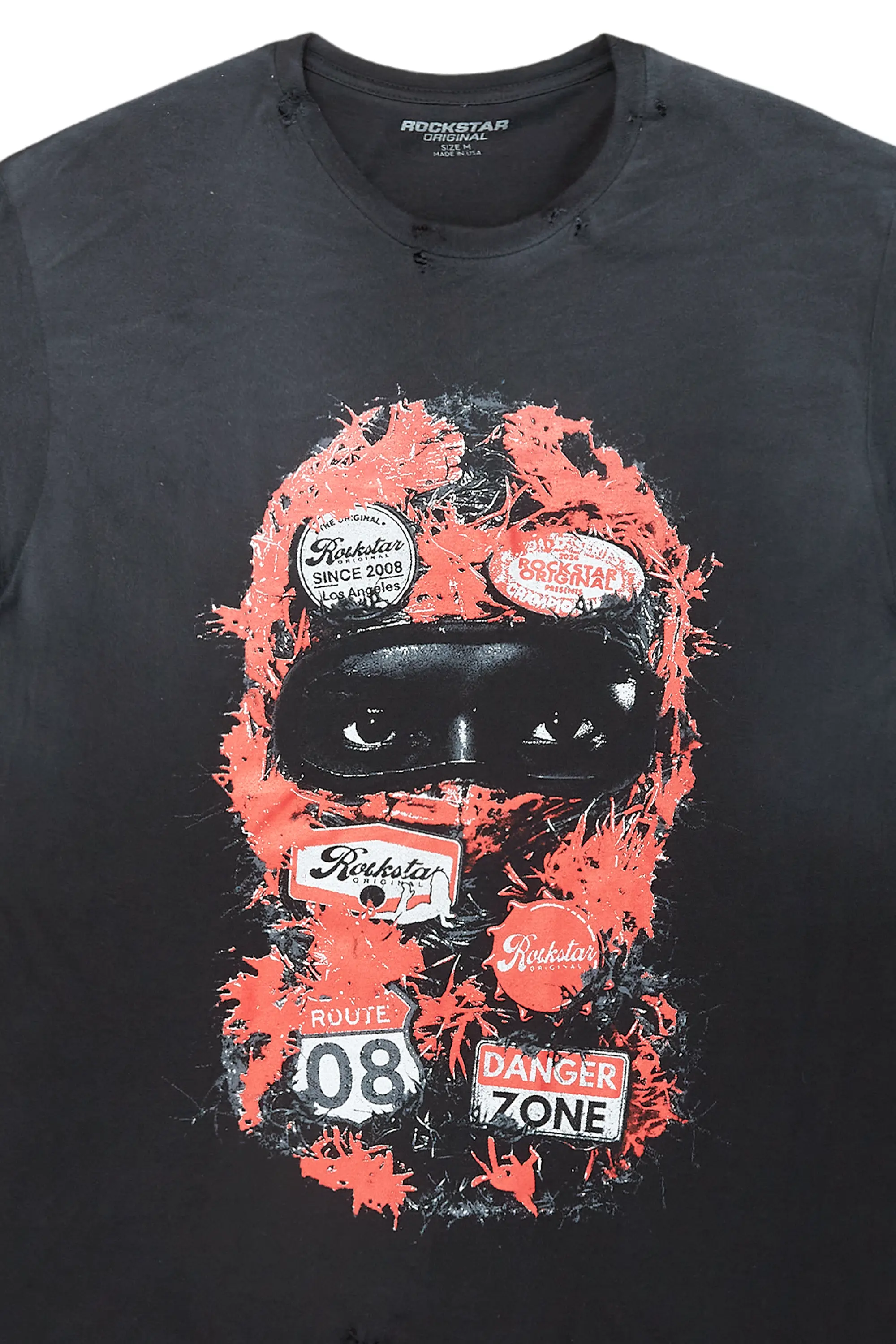 Lemar Black Oversized Graphic T-Shirt - Image 7