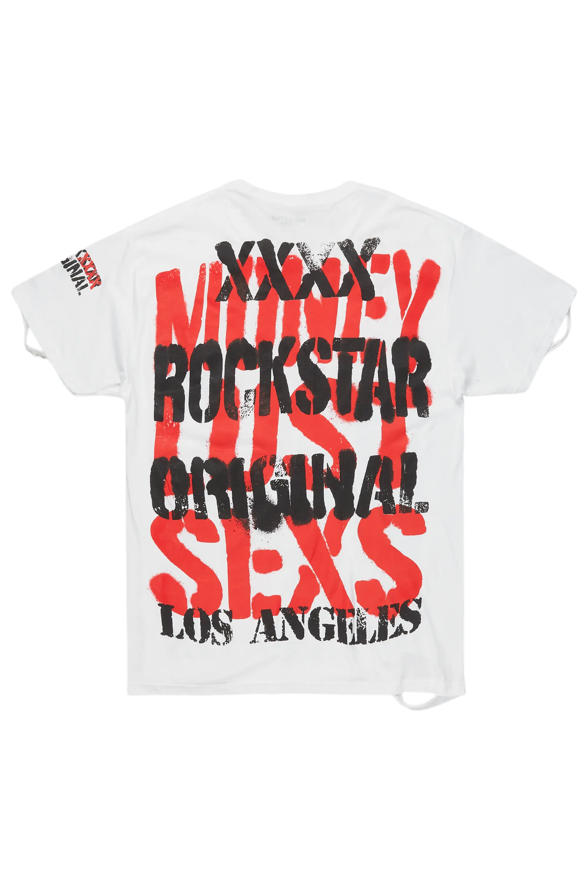 Omer White Oversized Graphic T-Shirt - Image 7