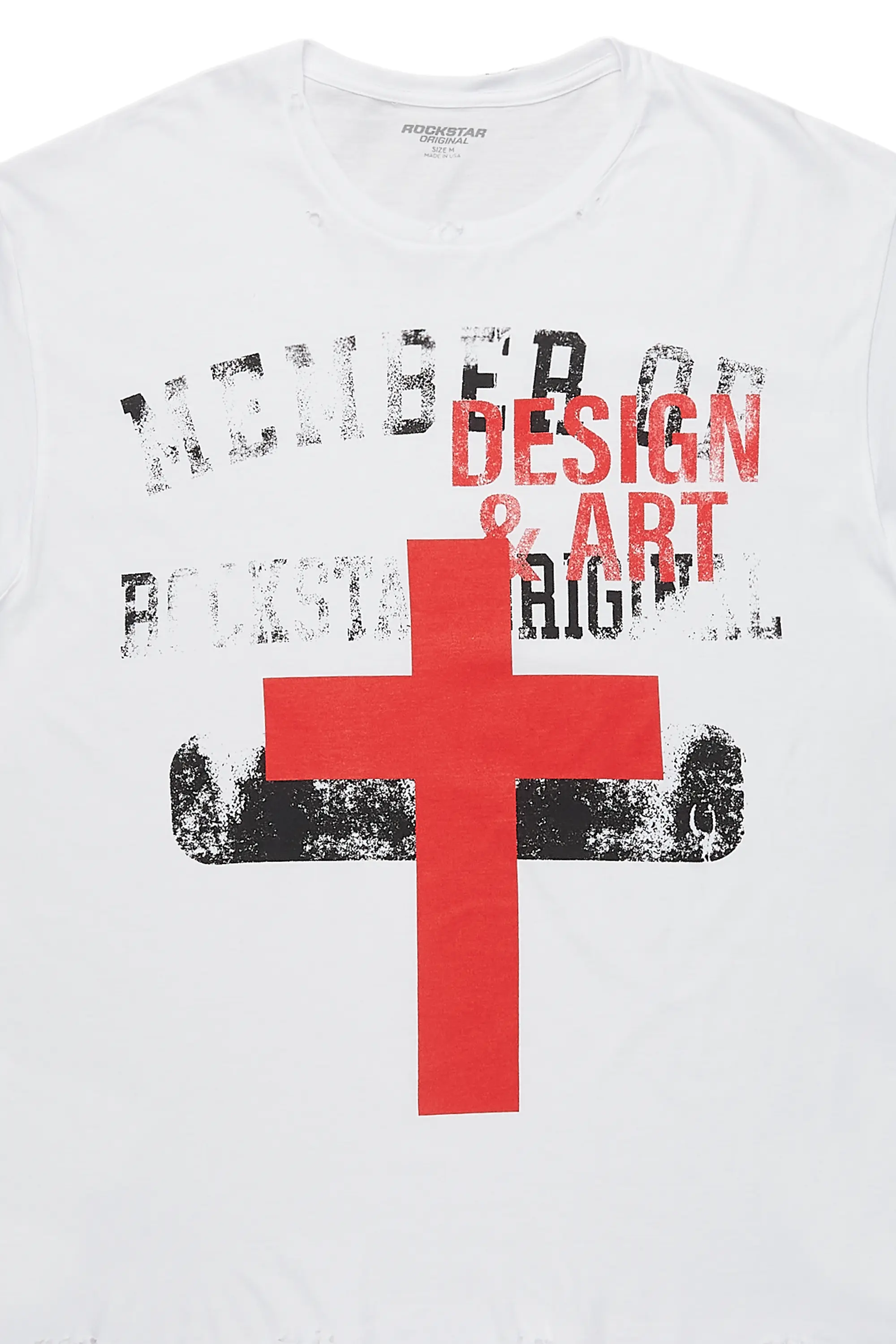 Jahan White Oversized Graphic T-Shirt - Image 5